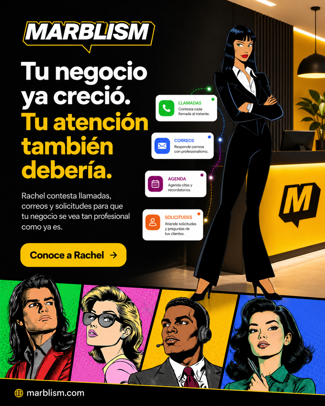 Marblism Facebook ad