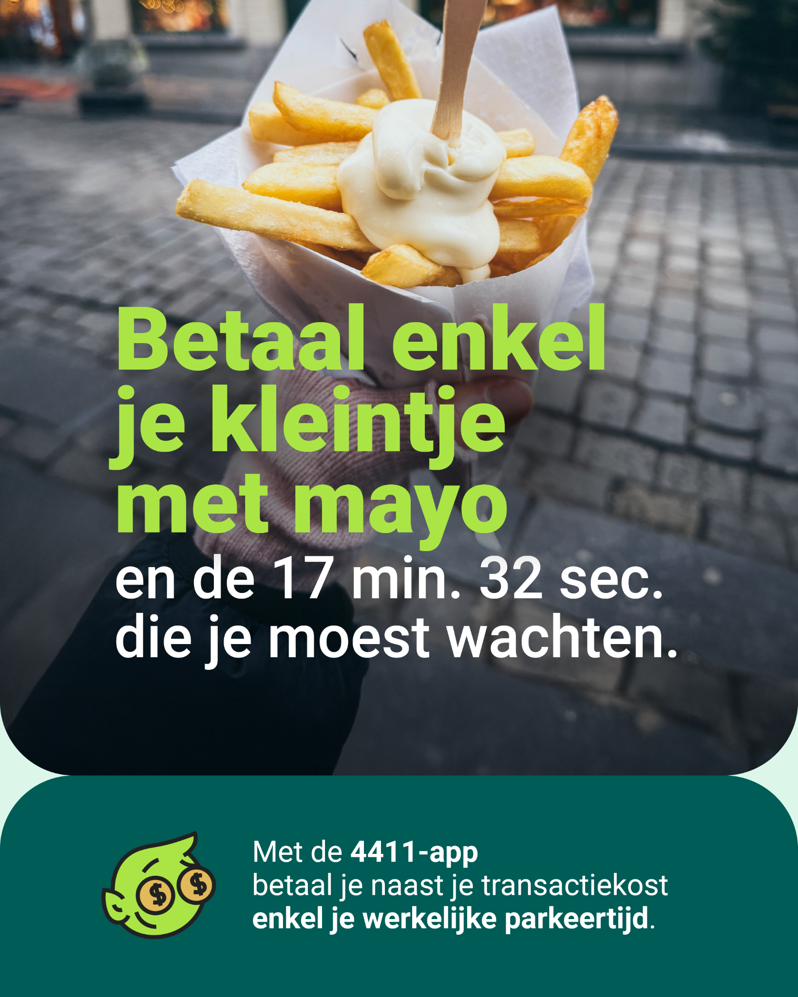 4411 - Parking & mobiliteit Facebook ad: Korte stop of langer weg?