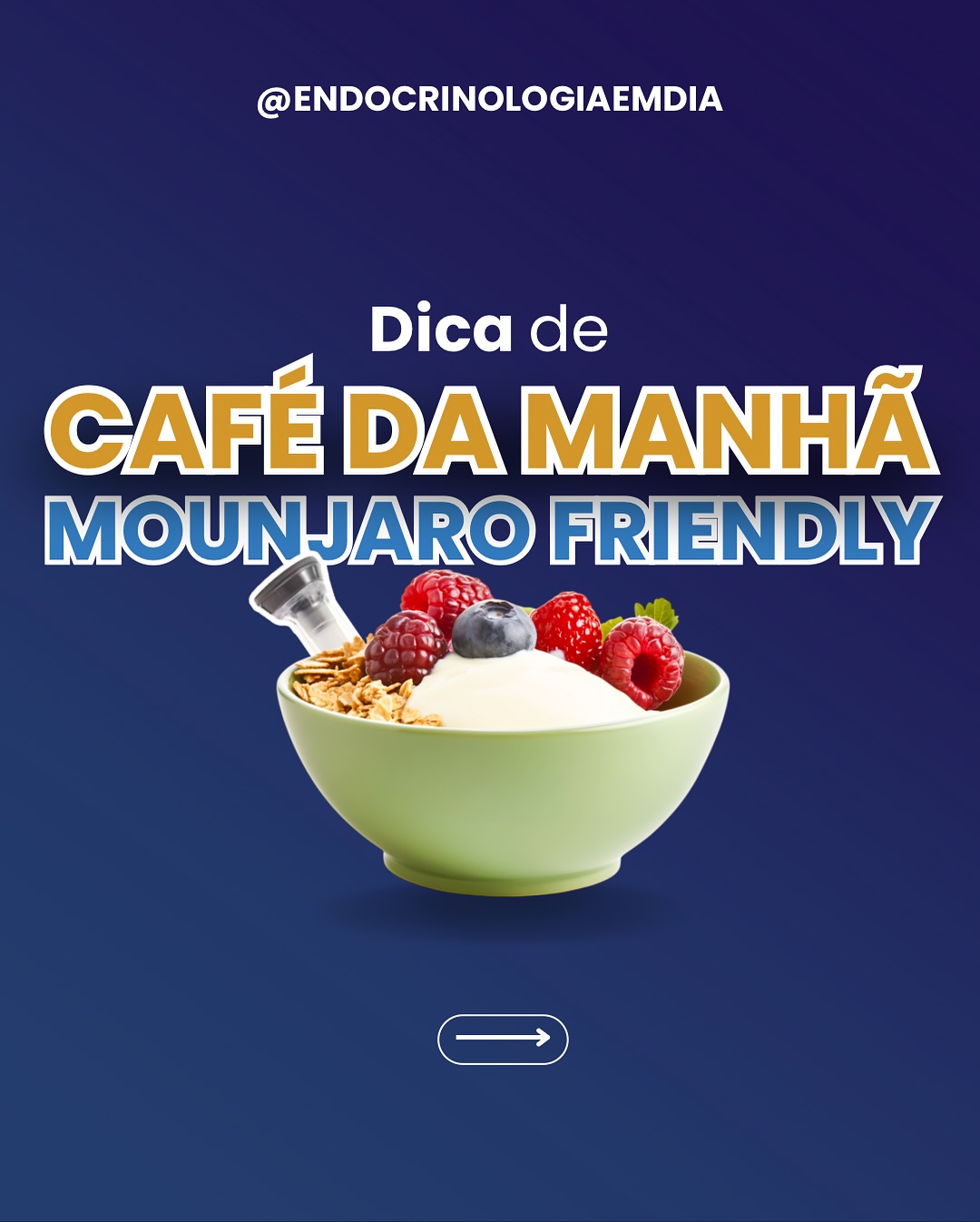 Endocrinologia em dia Facebook ad: Hoje eu trouxe para vocês ideias de cafés…