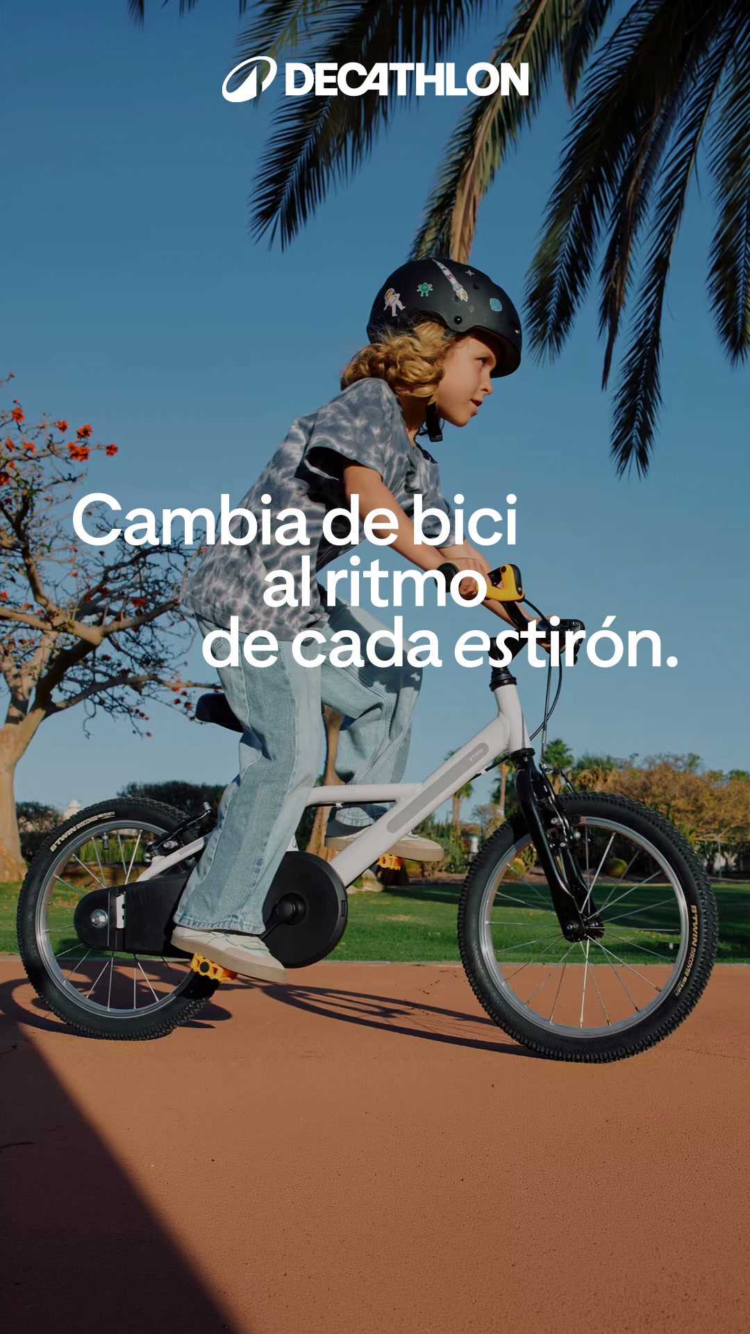 Decathlon España Facebook ad: Alquiler de bicis para niños | Alquiler Decathlon
