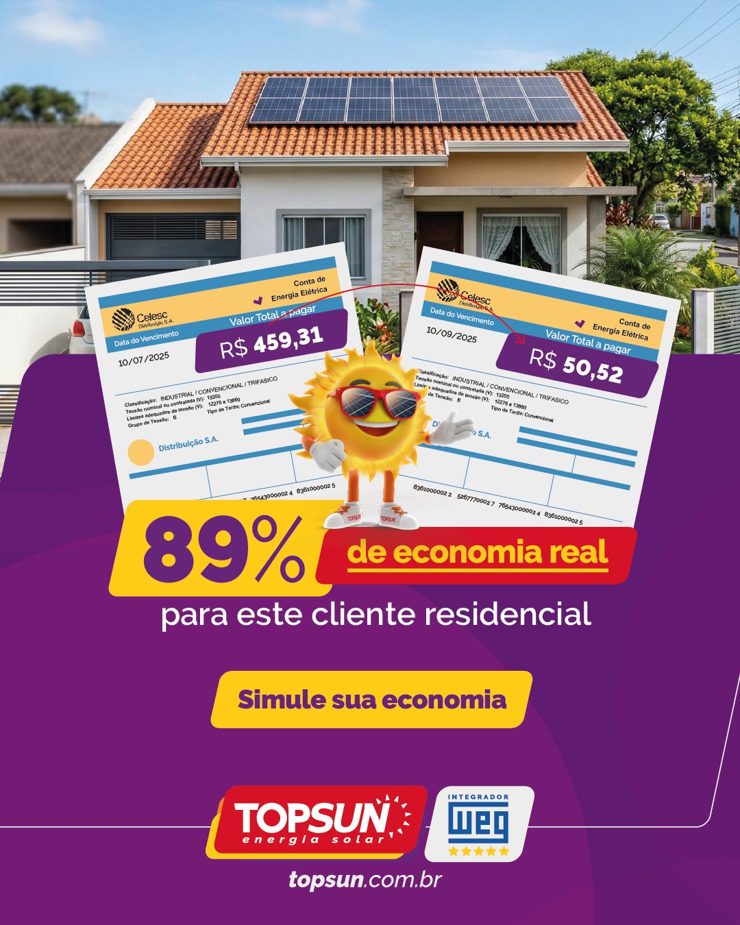 Topsun Energia Solar Facebook ad