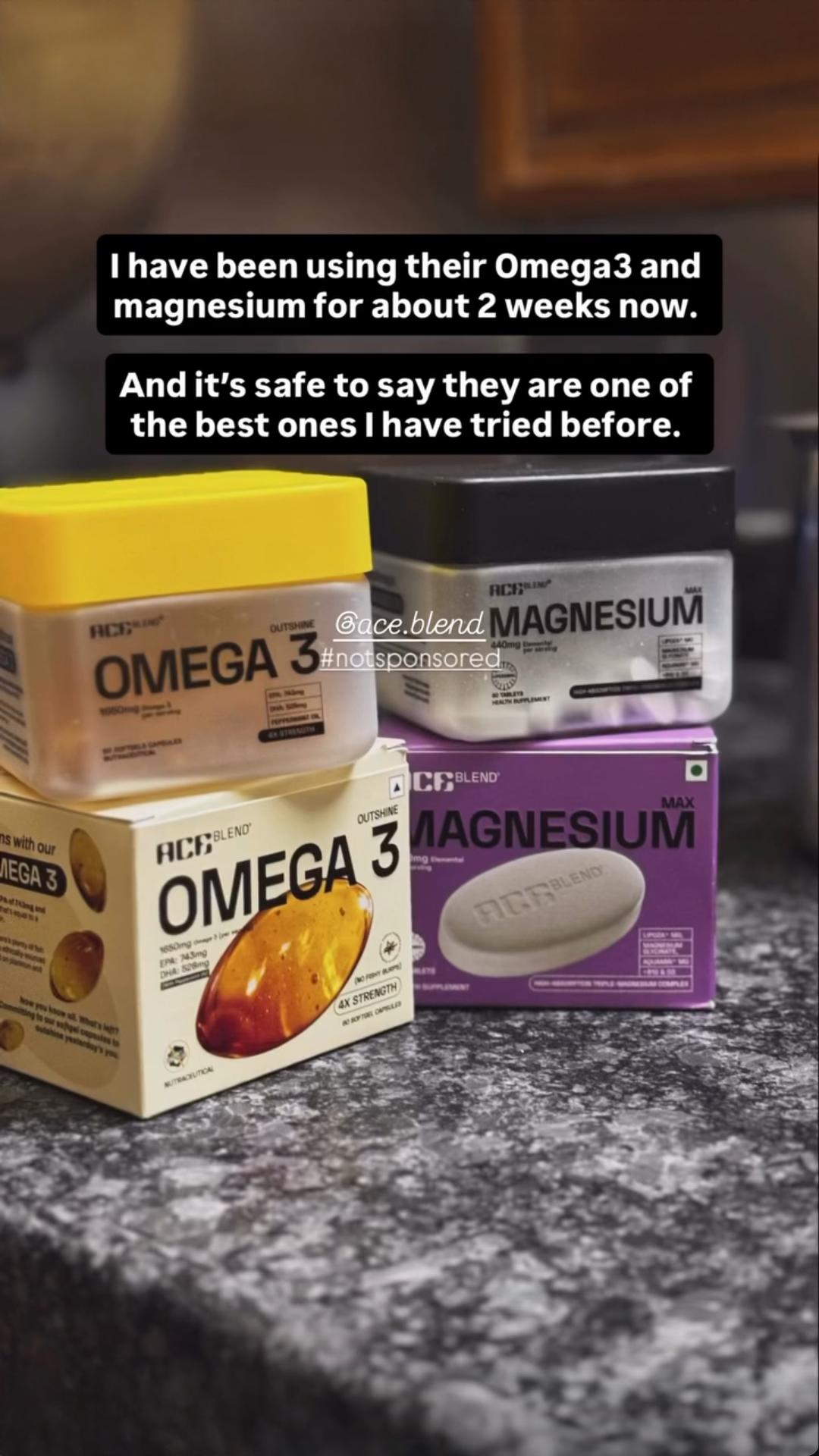 Aceblend.wellness Facebook ad