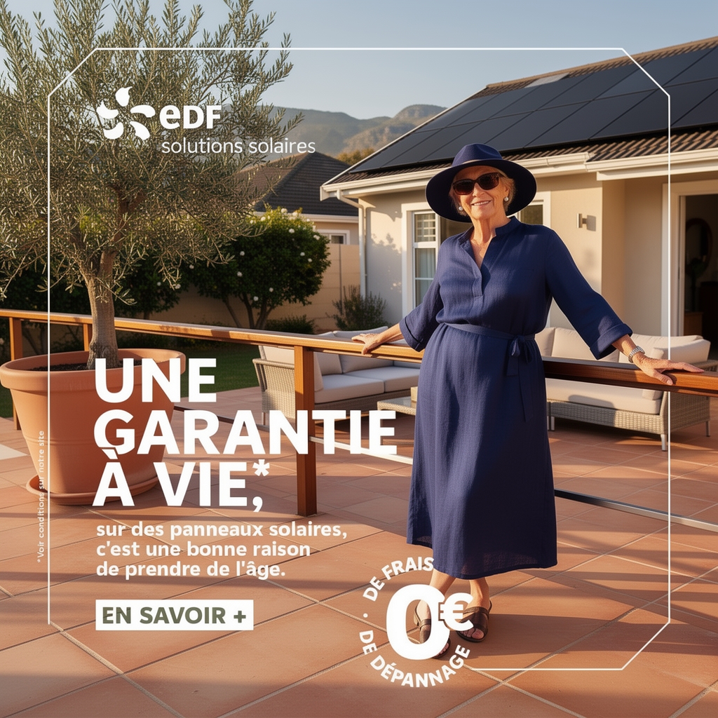 EDF solutions solaires Facebook ad