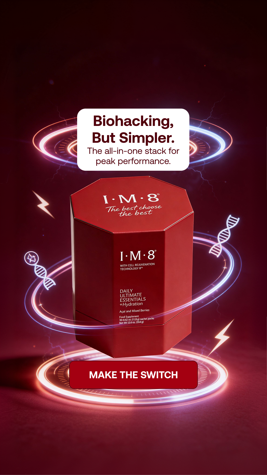 IM8 Health Facebook ad