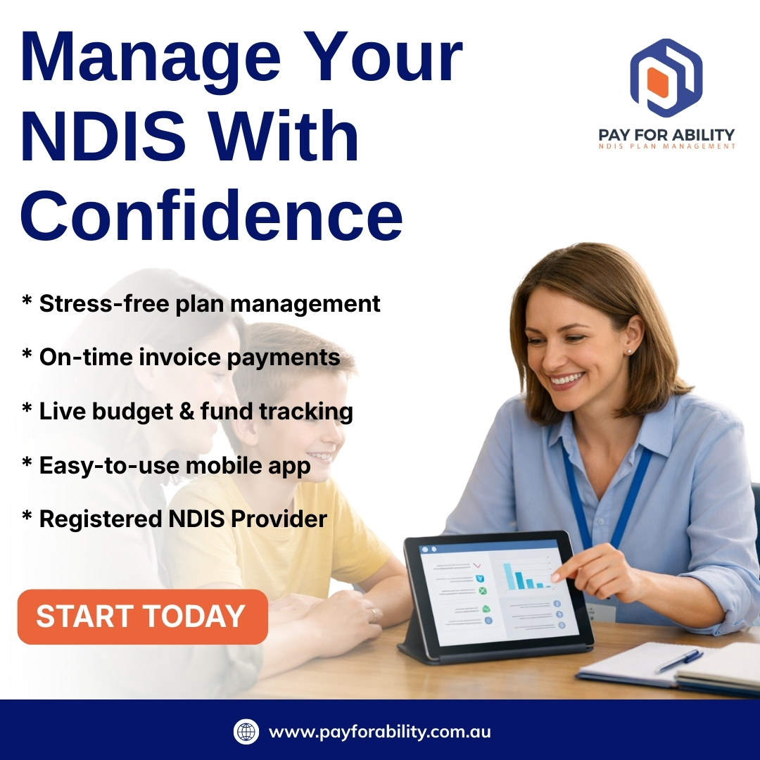Pay For Ability Facebook ad: Need a Better NDIS Plan Manager?