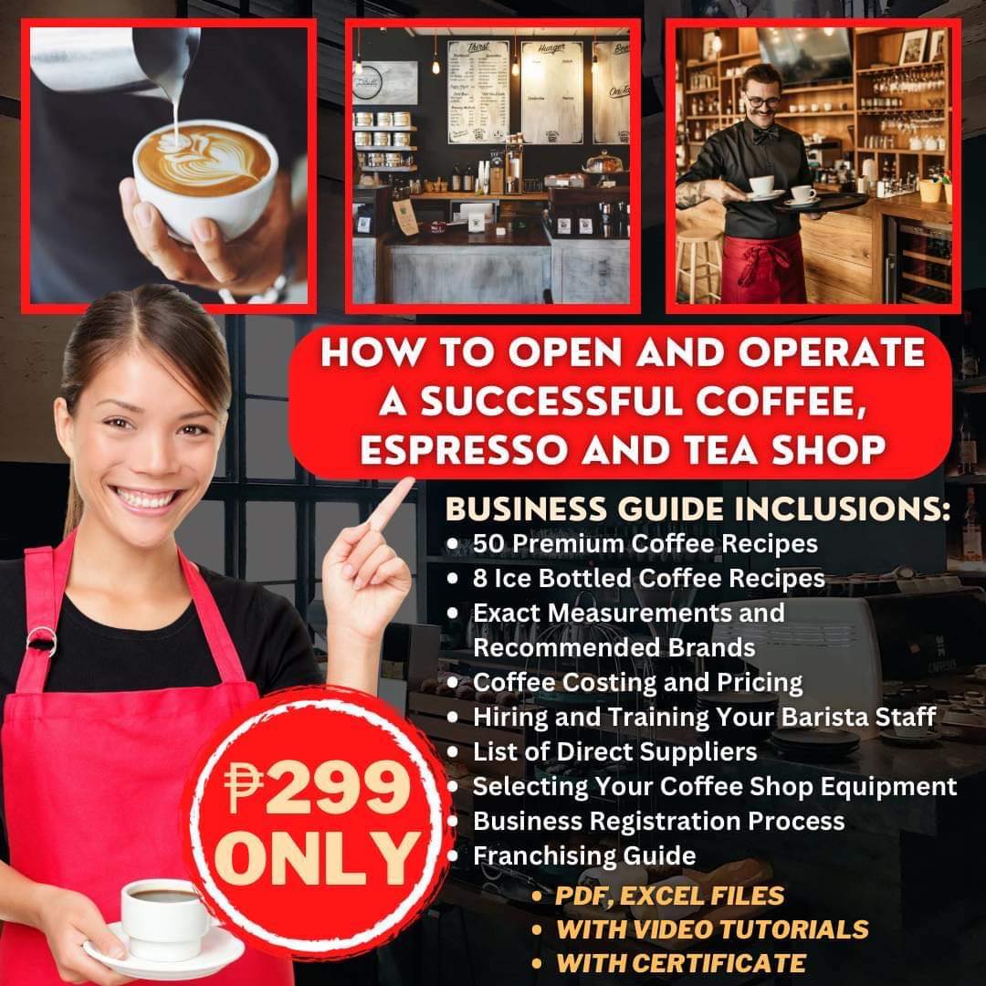 Cafe Barista Ph Facebook ad: Want to start a Coffee Shop Business?