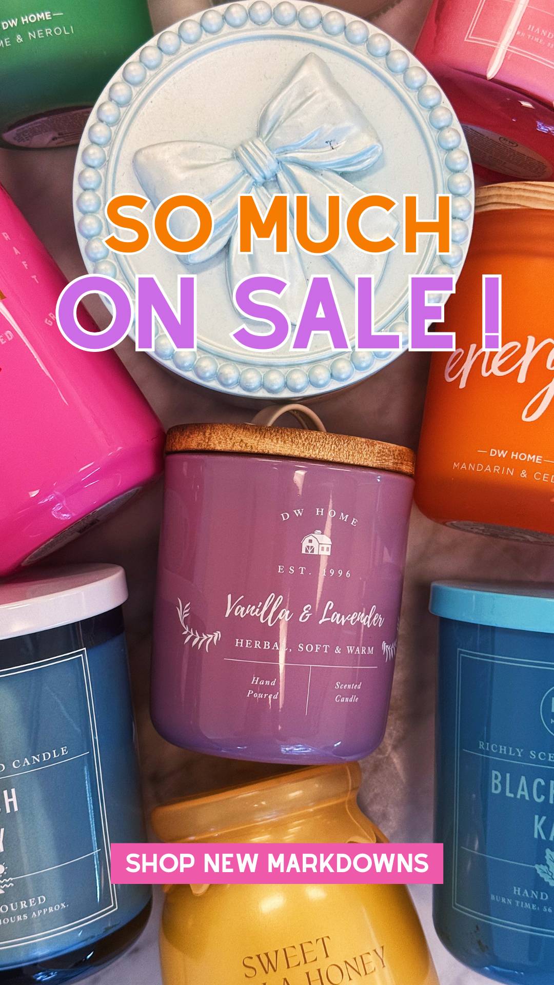 DW Home Candles Facebook ad