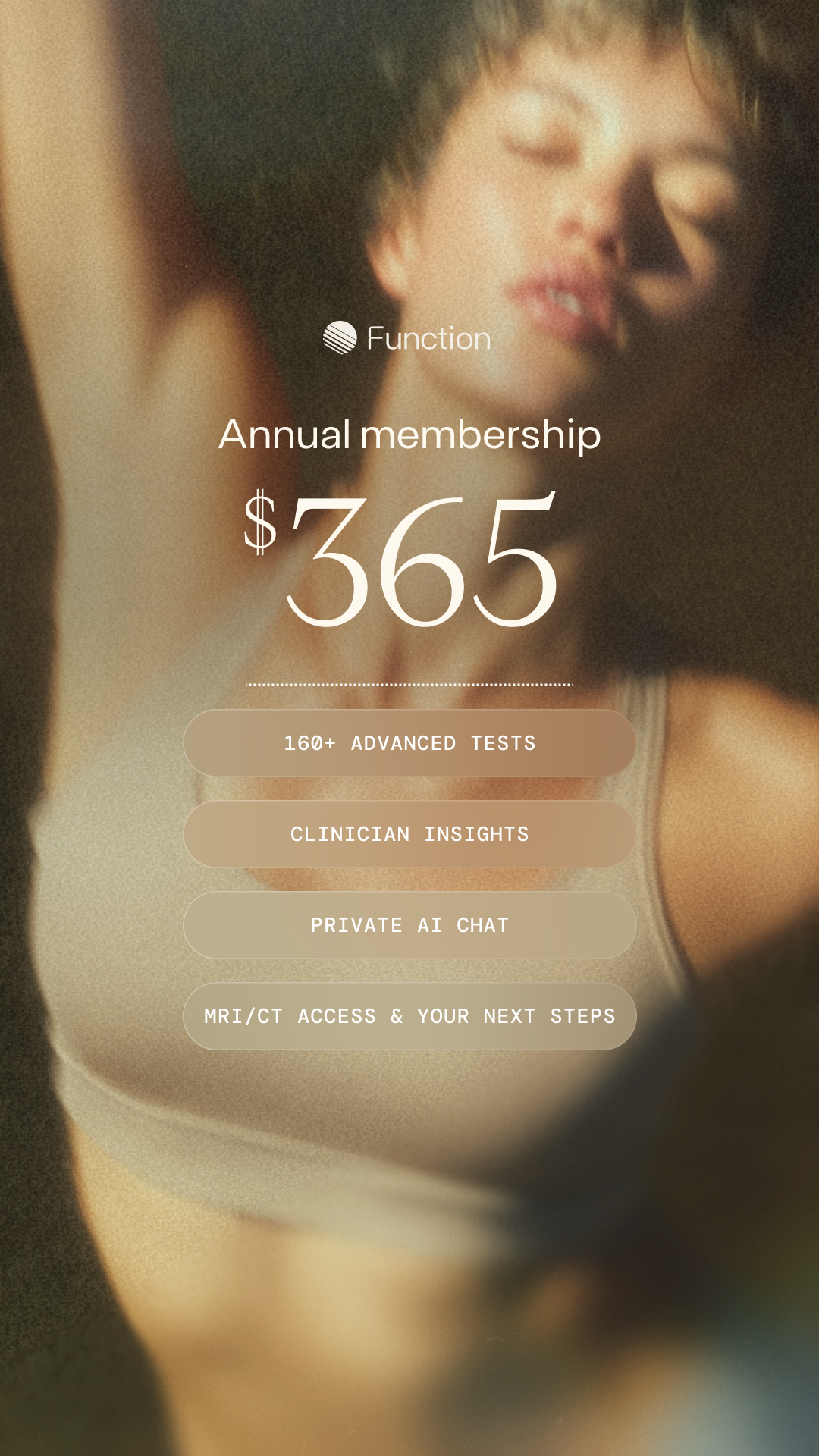 Function Health Facebook ad