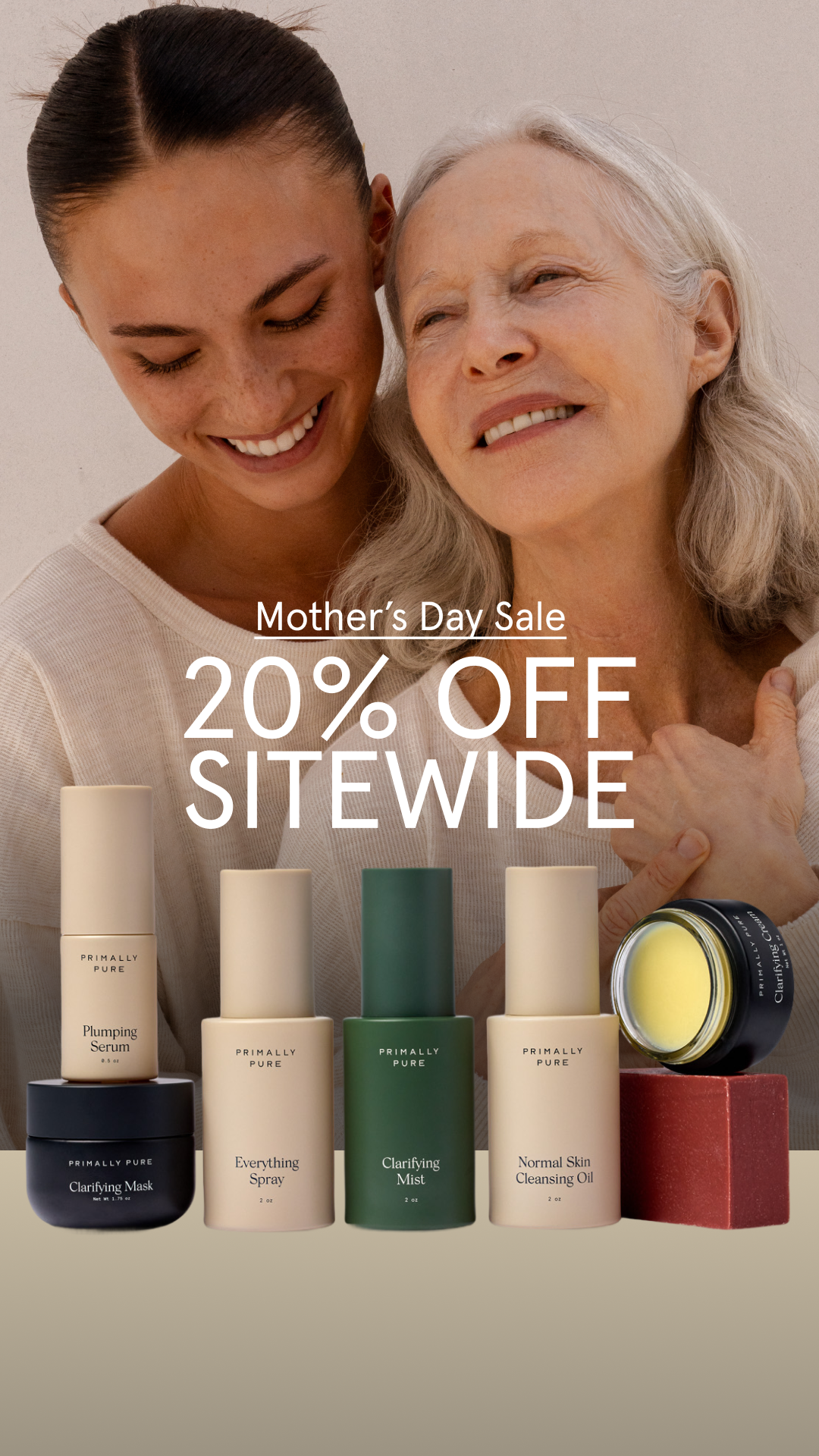 Primally Pure Skincare Facebook ad