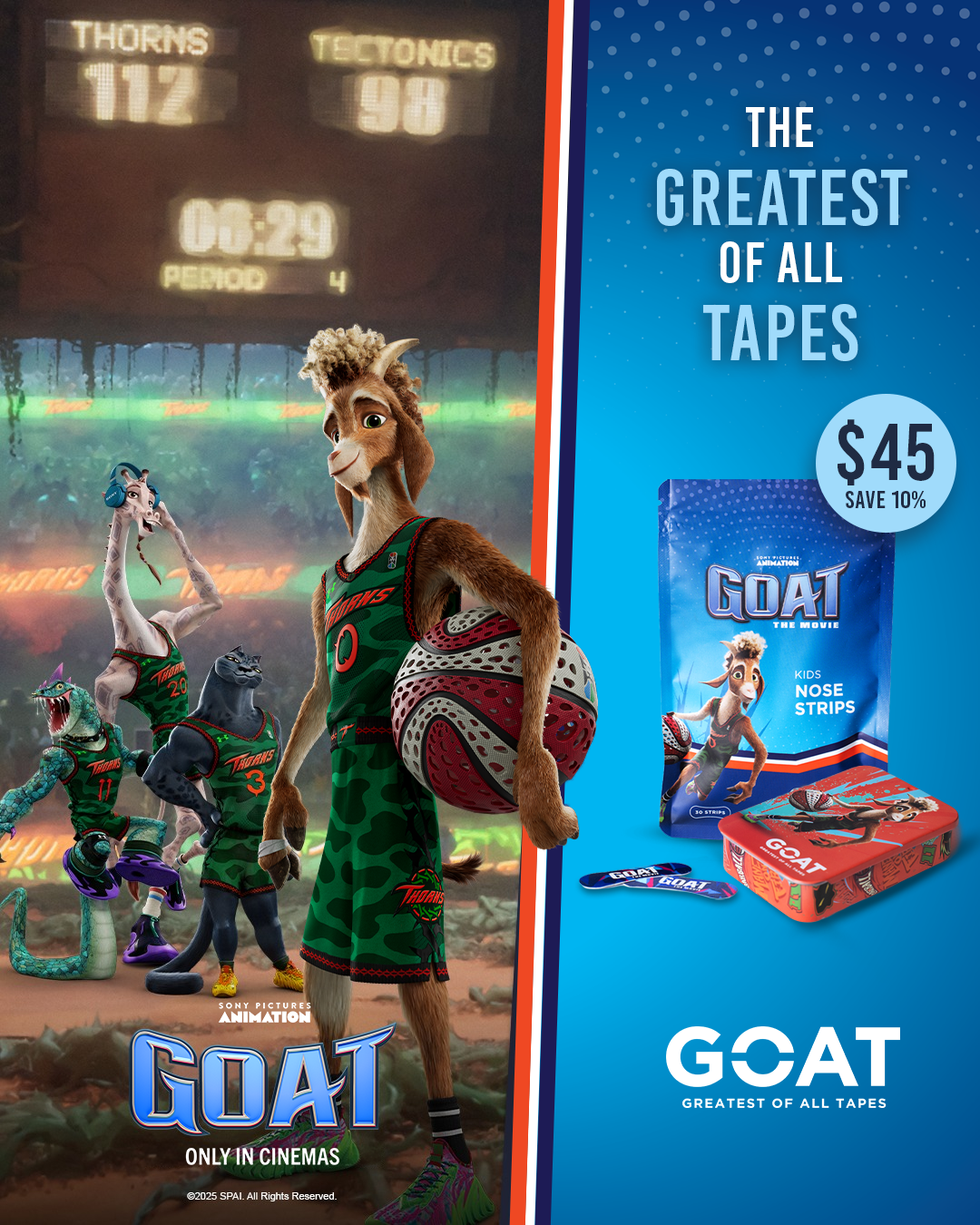 The GOAT  Facebook ad