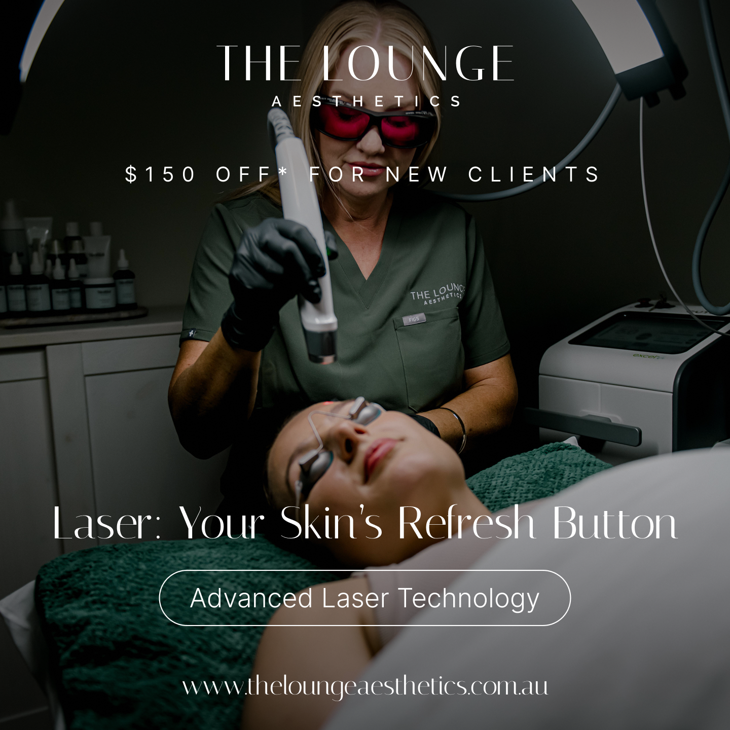 The Lounge Aesthetics Facebook ad
