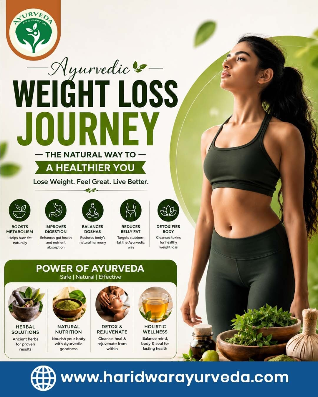 Ayurveda For a Healthy Life Facebook ad