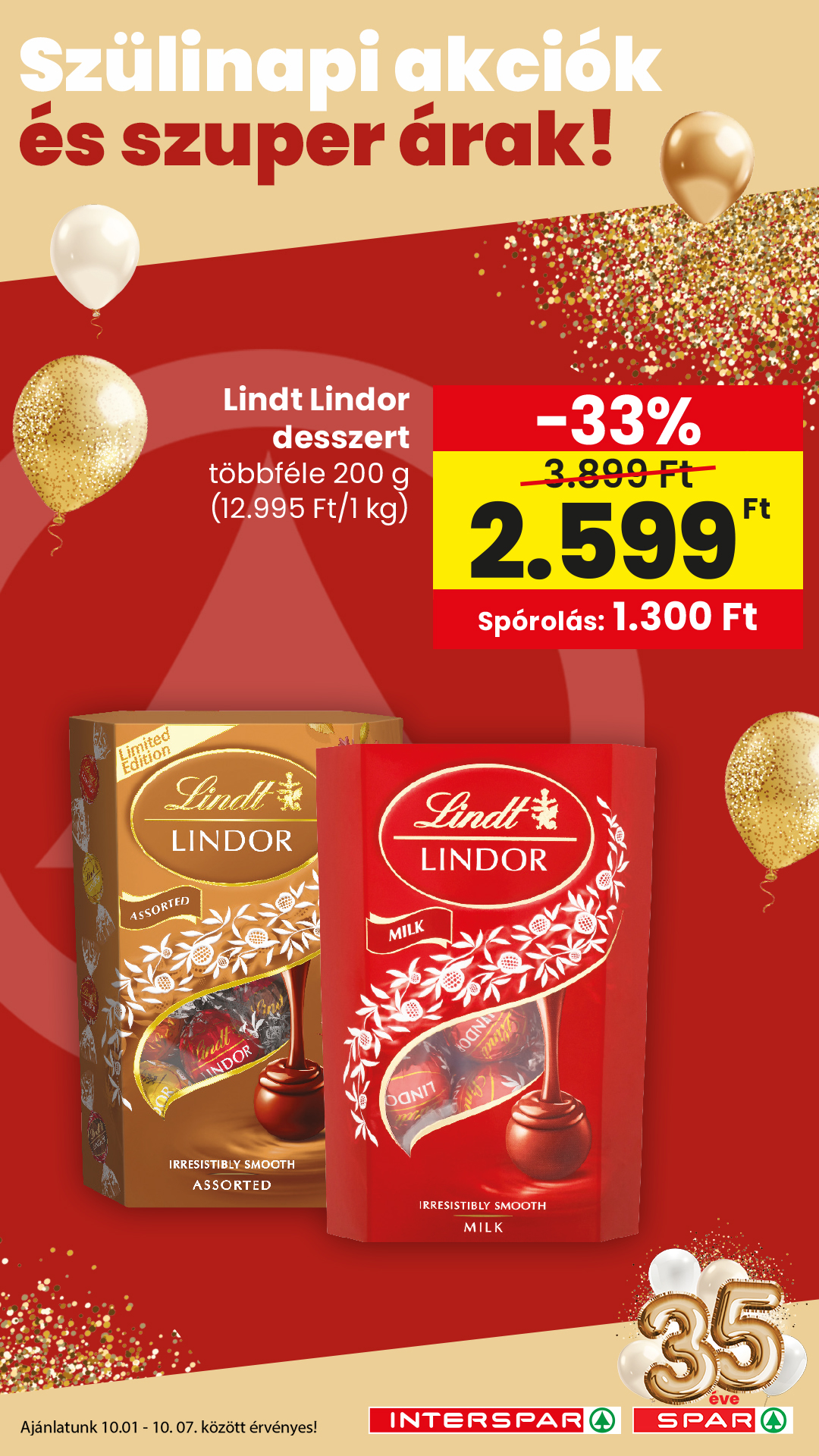 SPAR Magyarország Facebook ad: Egy kis luxus minden napra