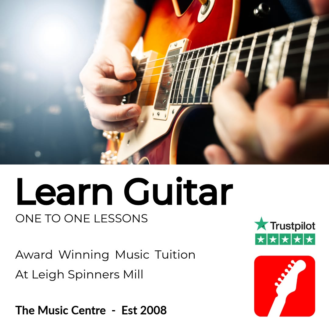 The Music Centre Tuition Facebook ad: Leigh Guitar Lessons