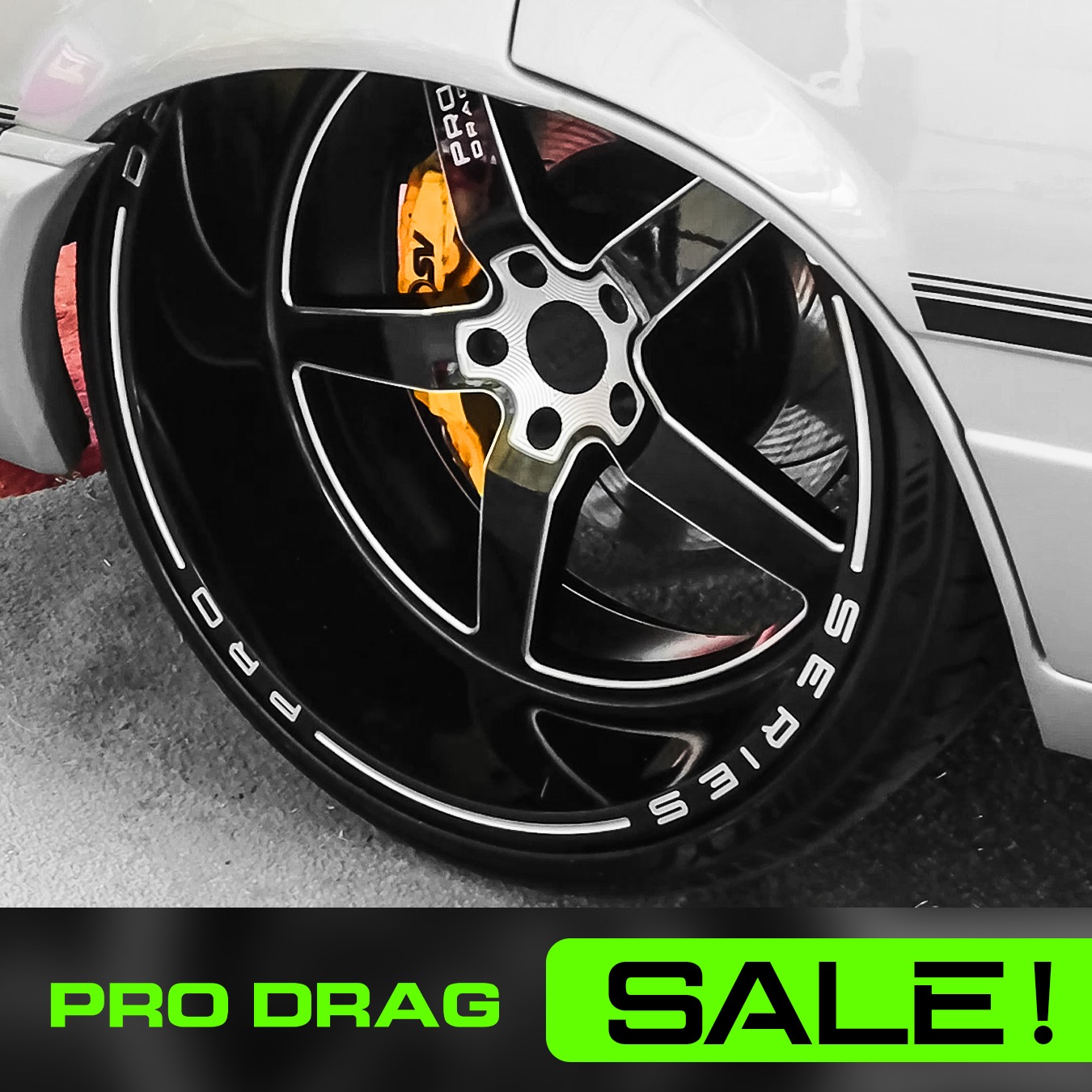 ProDrag Wheels Australia. Facebook ad: See the look on your ride