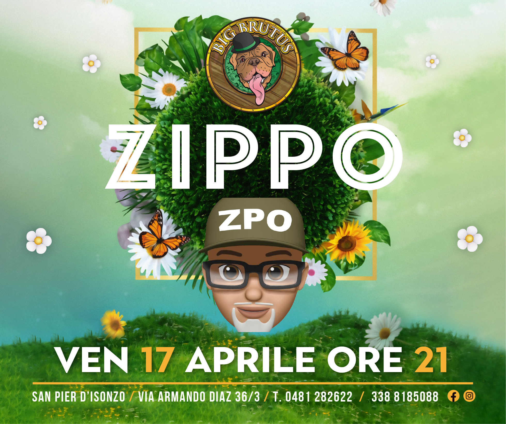 Big Brutus Facebook ad: VENERDÌ 17 APRILE AL BIG BRUTUS - Dj set by ZIPPO