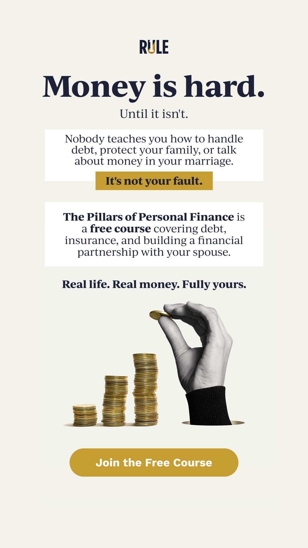 Phil Town's Rule #1 Investing Facebook ad: Sign up now to secure your spot.