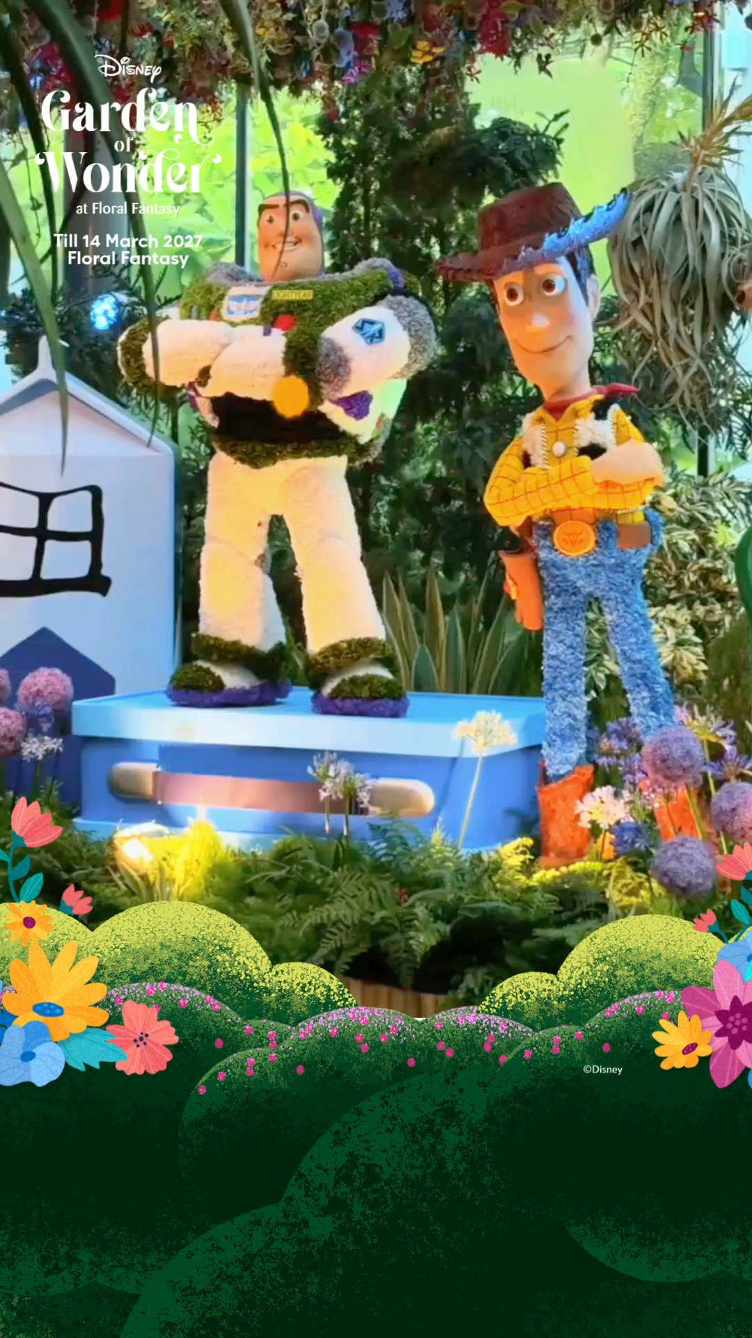 Gardens by the Bay Facebook ad: Disney Garden of Wonder