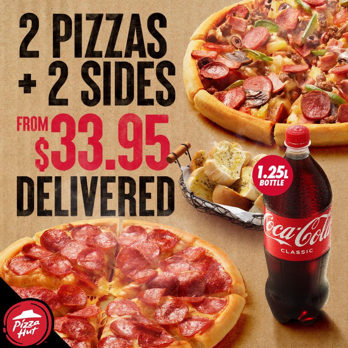 Pizza Hut Melton Facebook ad: Get hot & fresh Pizzas delivered to your…