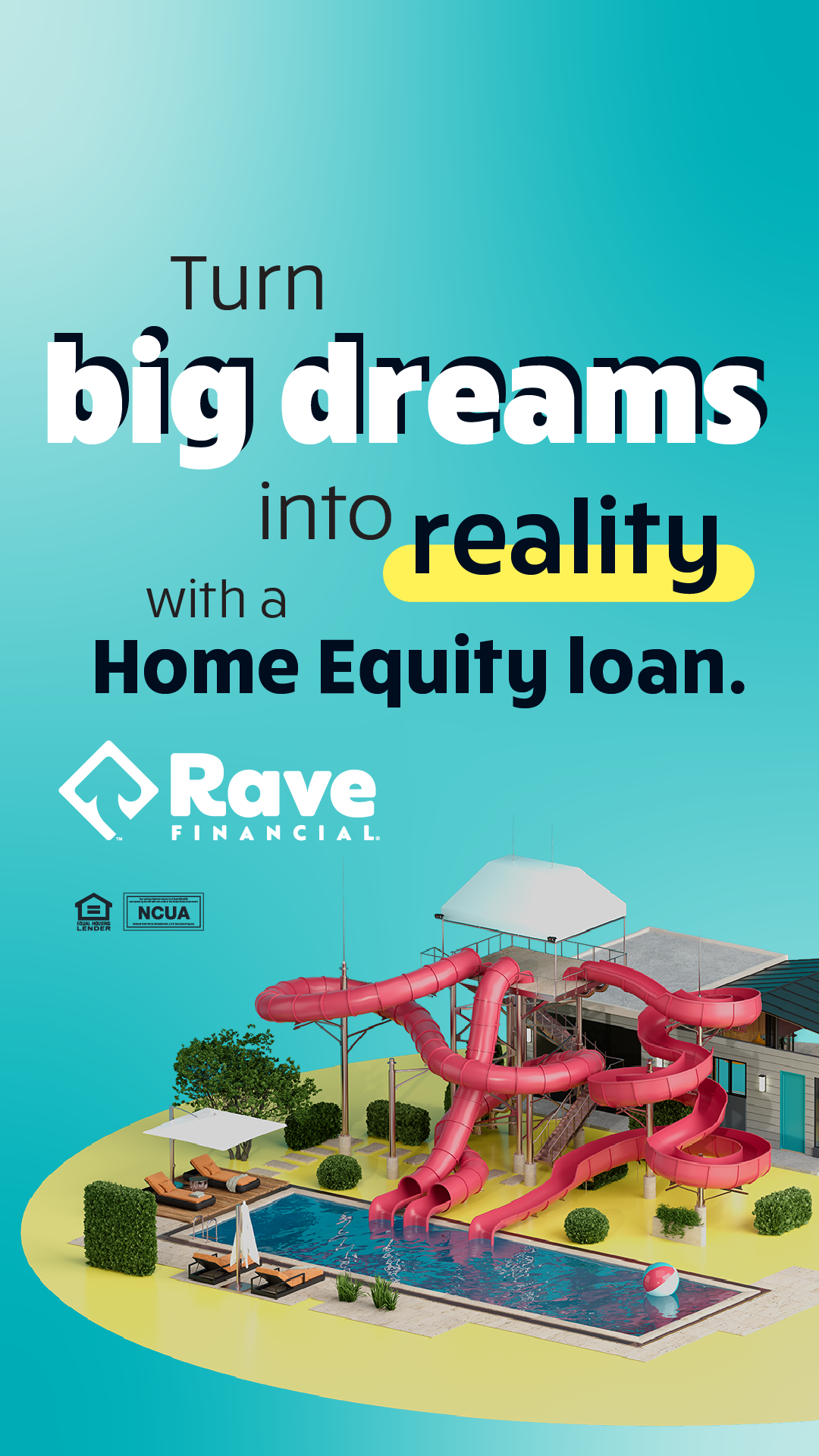 Rave Financial Facebook ad from May 1, 2026