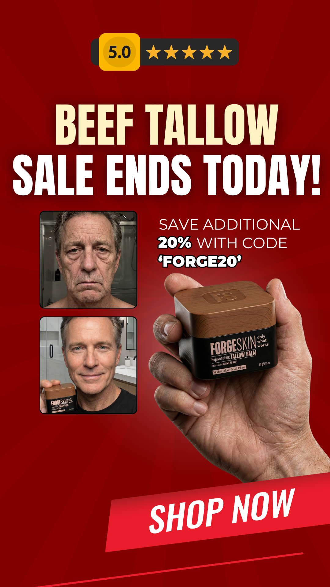 Forge Men Facebook ad
