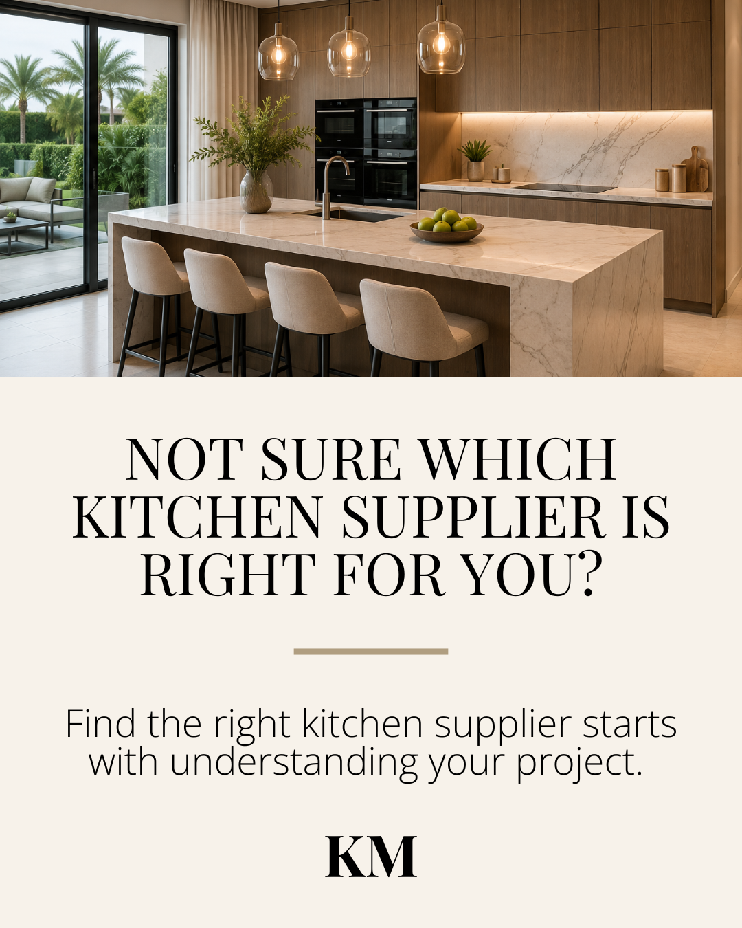 Kitchen-Match UAE Facebook ad: Planning a new kitchen in the UAE?