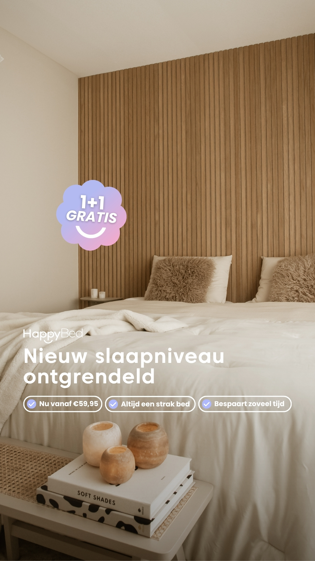 HappyBed Facebook ad