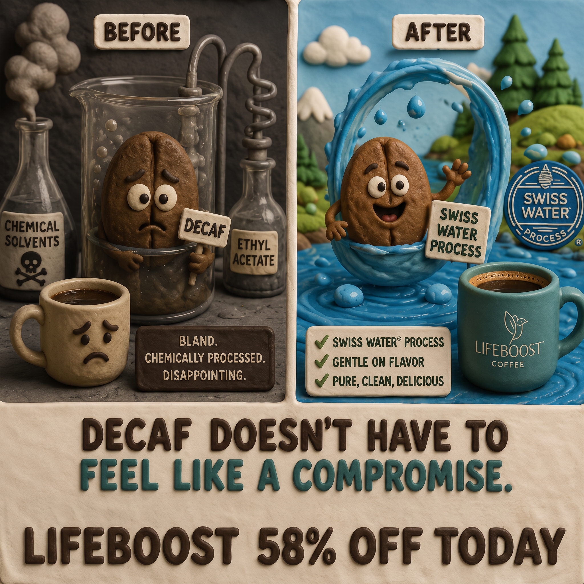 Lifeboost Coffee Facebook ad