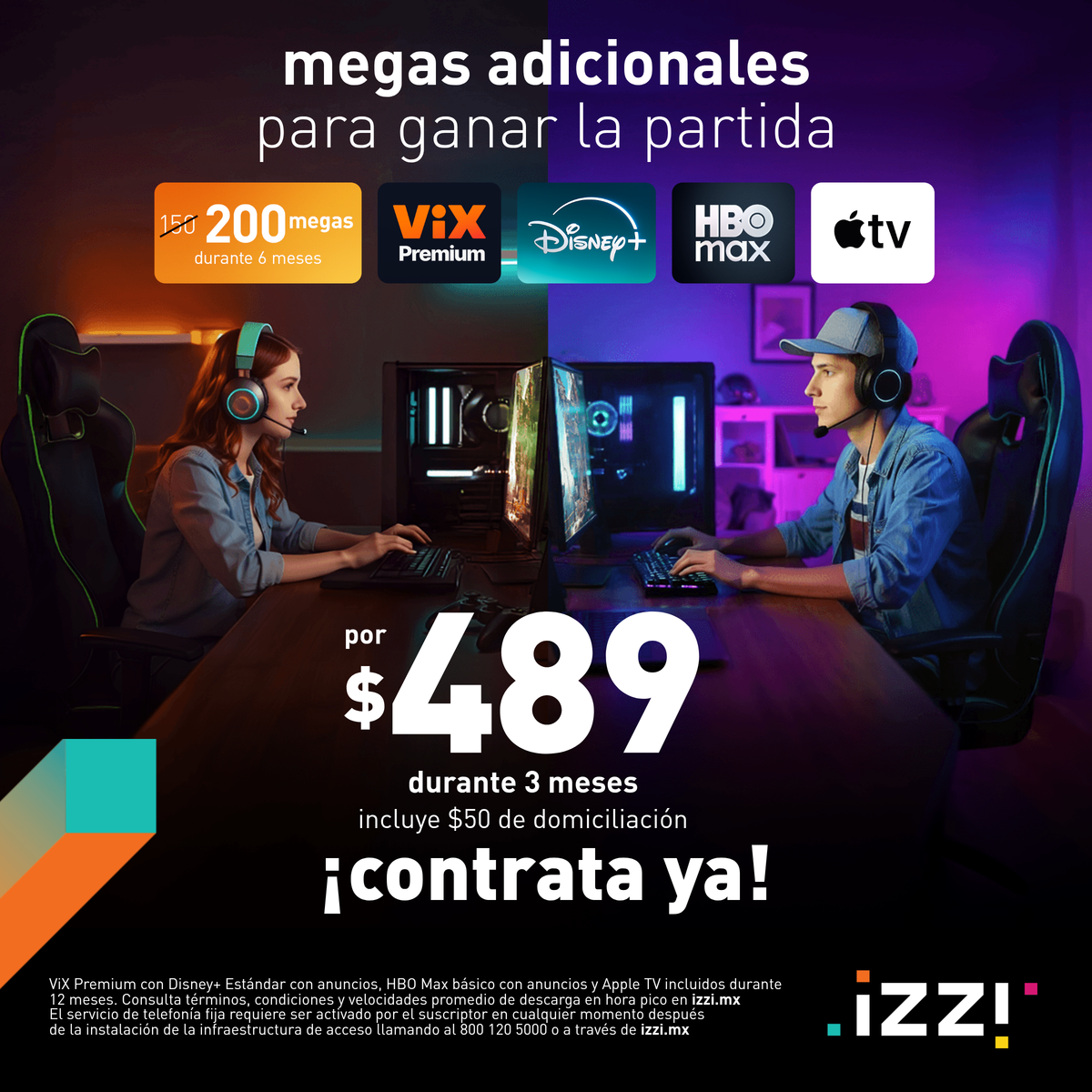 izzi telecom Facebook ad