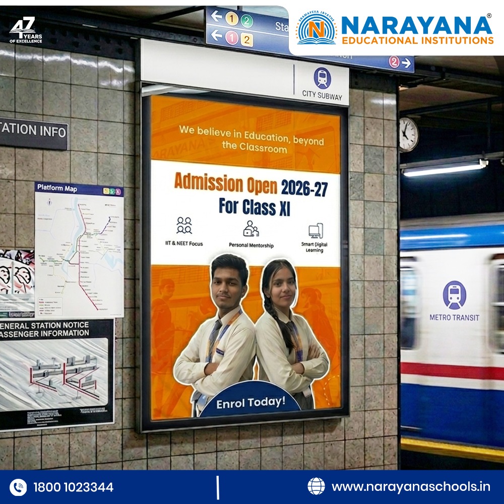 Narayana e-TECHNO School, Bhopal, Kolar Road Facebook ad