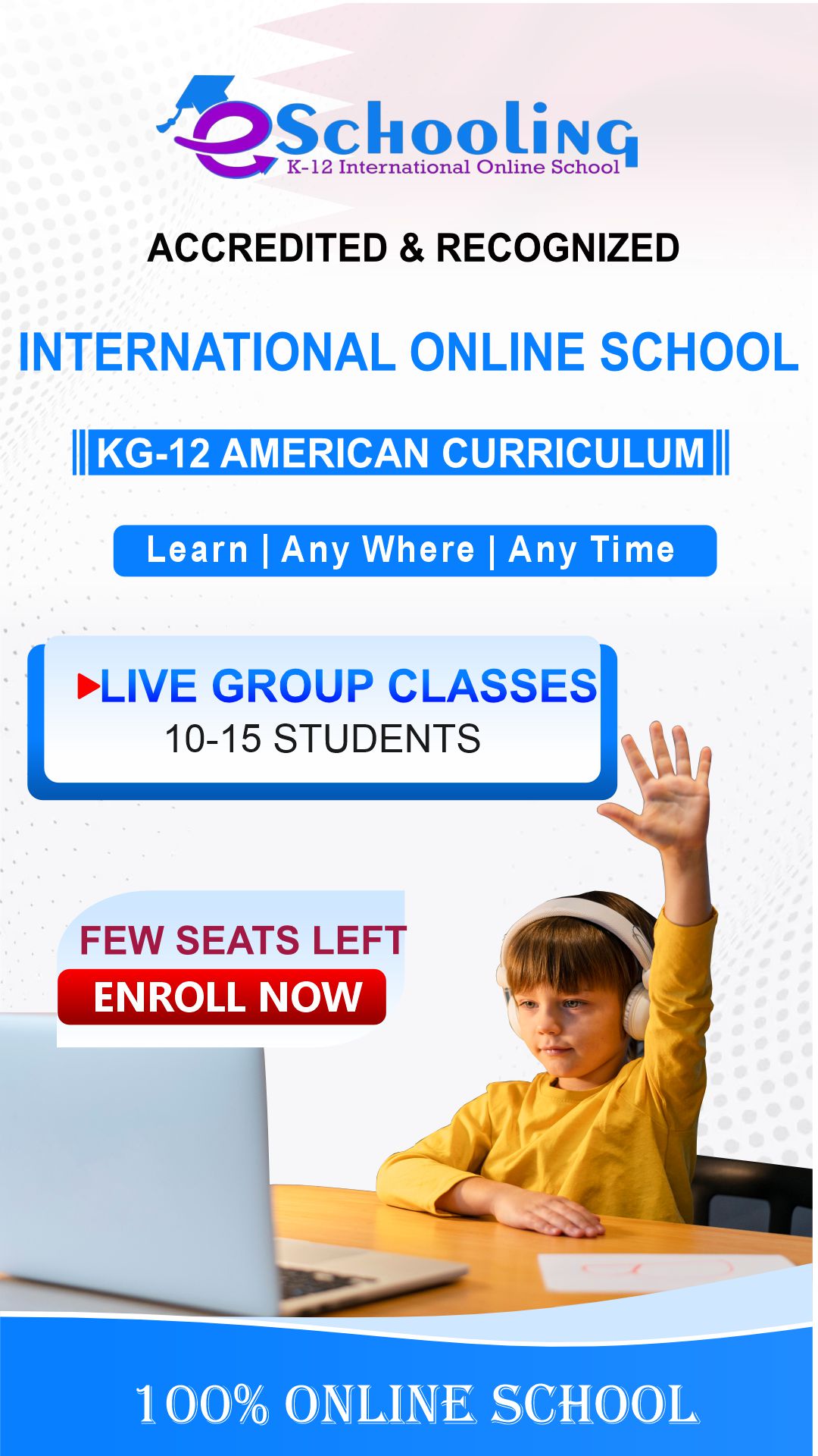eSchooling Facebook ad from Mar 2, 2026