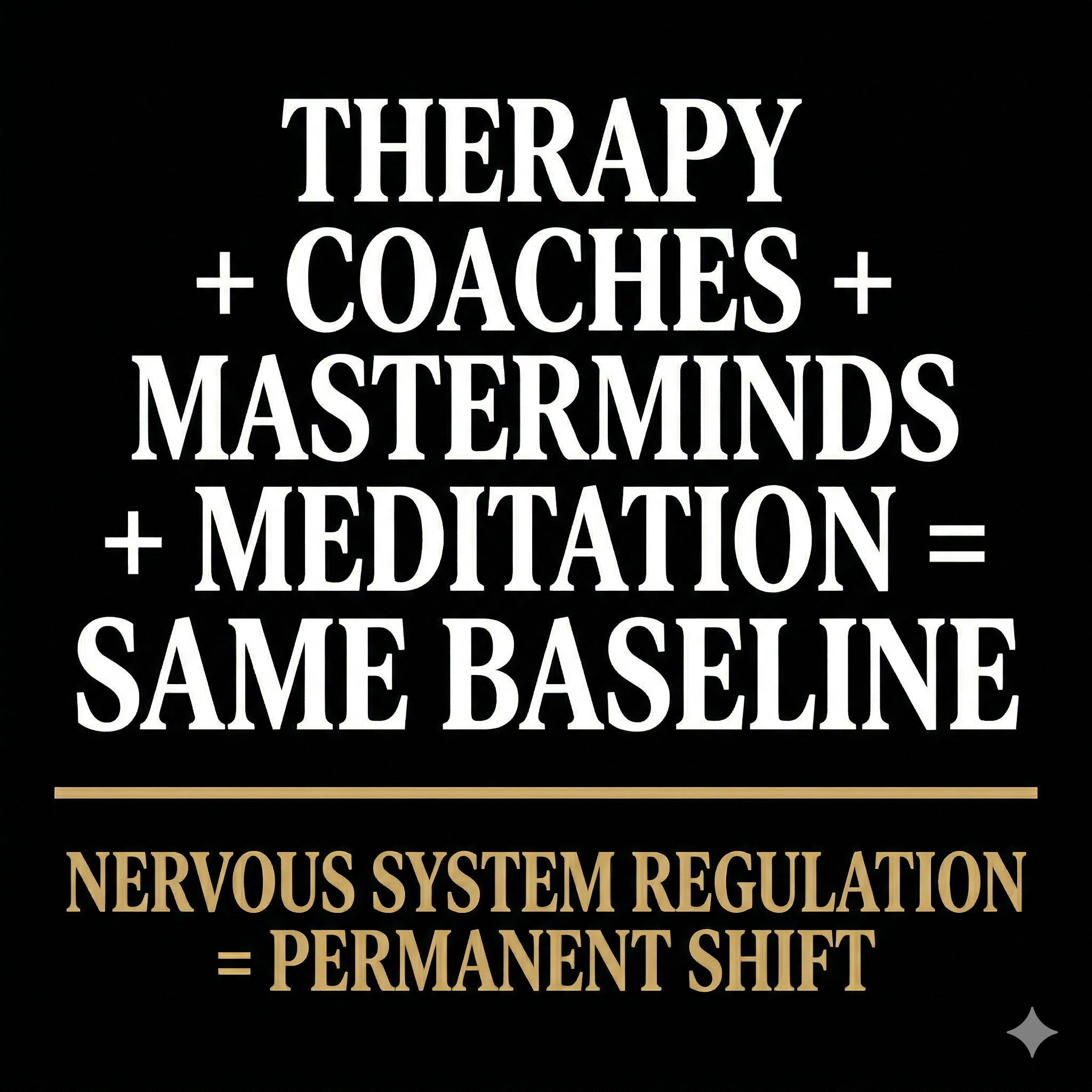 Nervous System Mastery Facebook ad: More Mindset Training Will Not Solve This