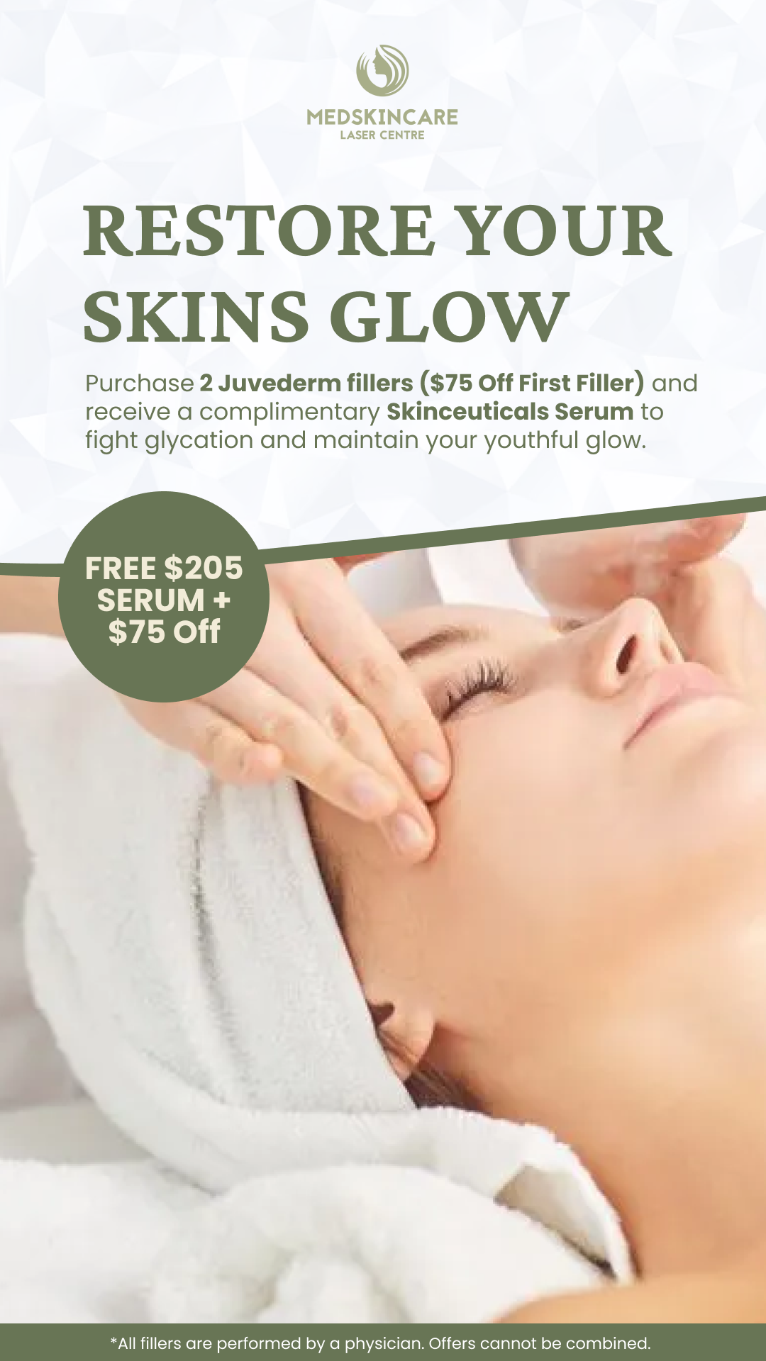Medskincare LASER Centre Facebook ad
