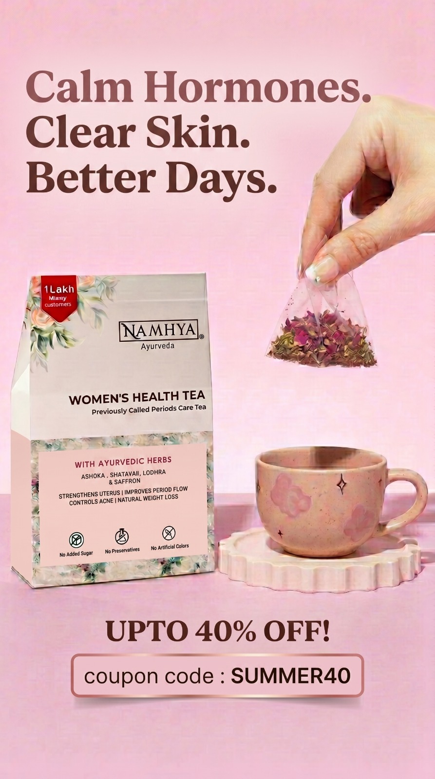 Namhya Ayurveda Facebook ad