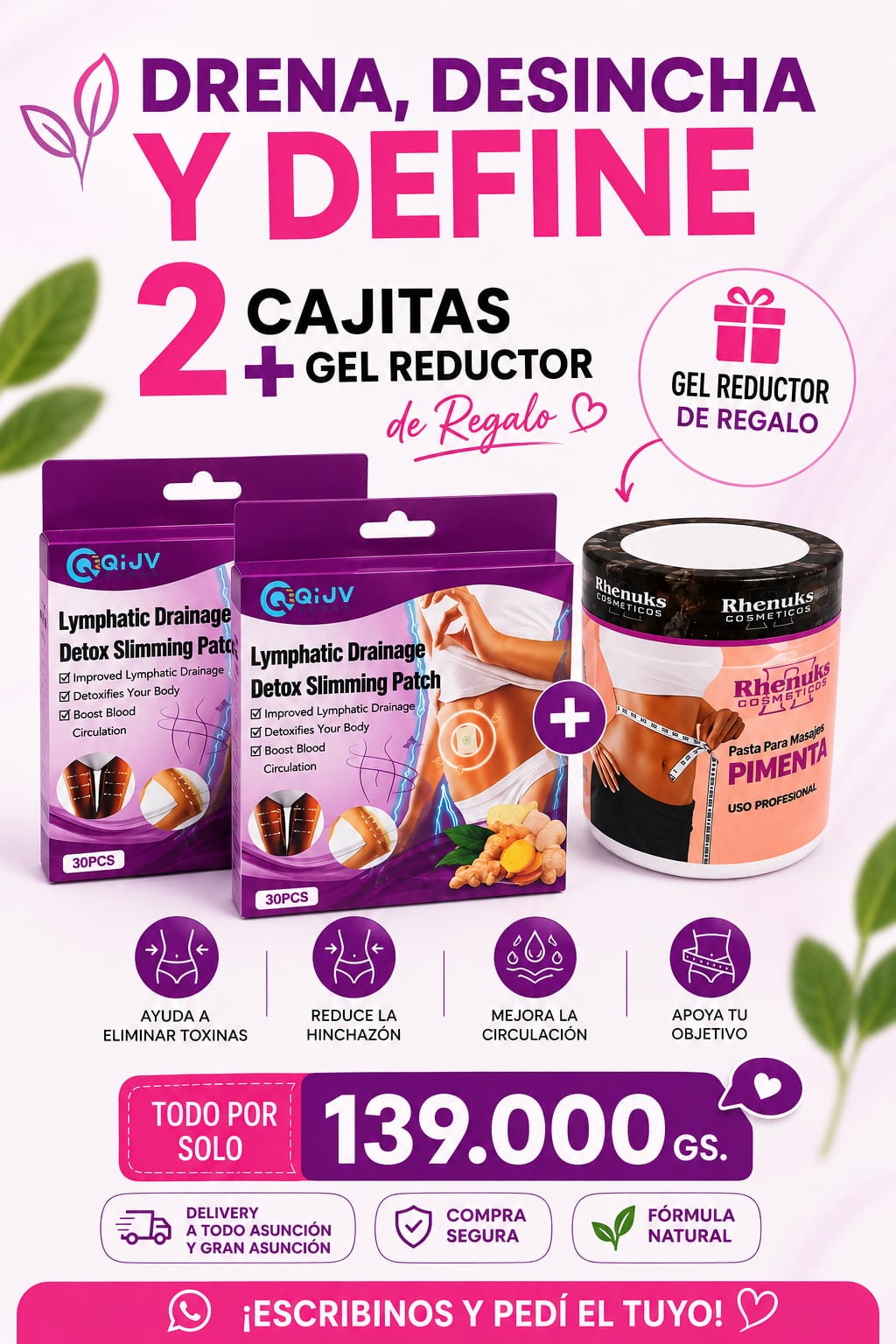 Naturalfit PY Facebook ad: PROMO 139.000gs
