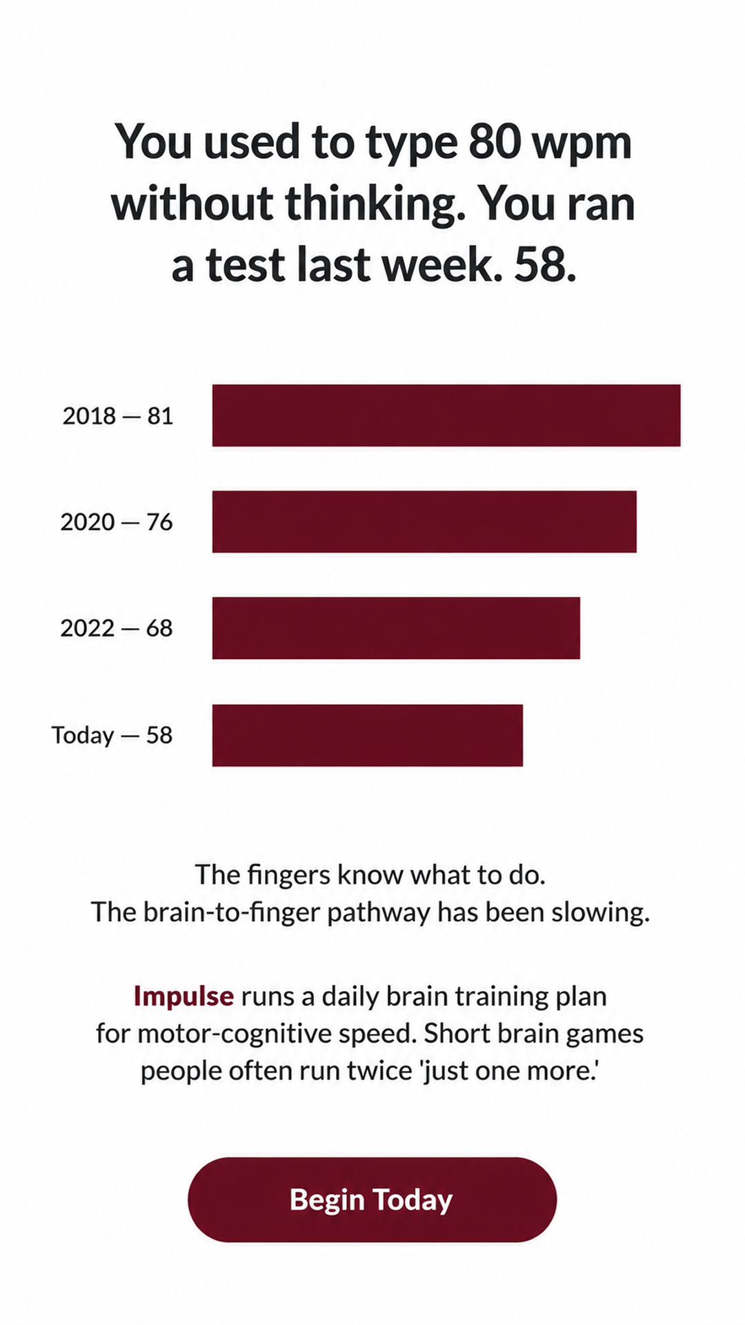 Boost Your Cognitive Performance Facebook ad: Discover your intelligence profile