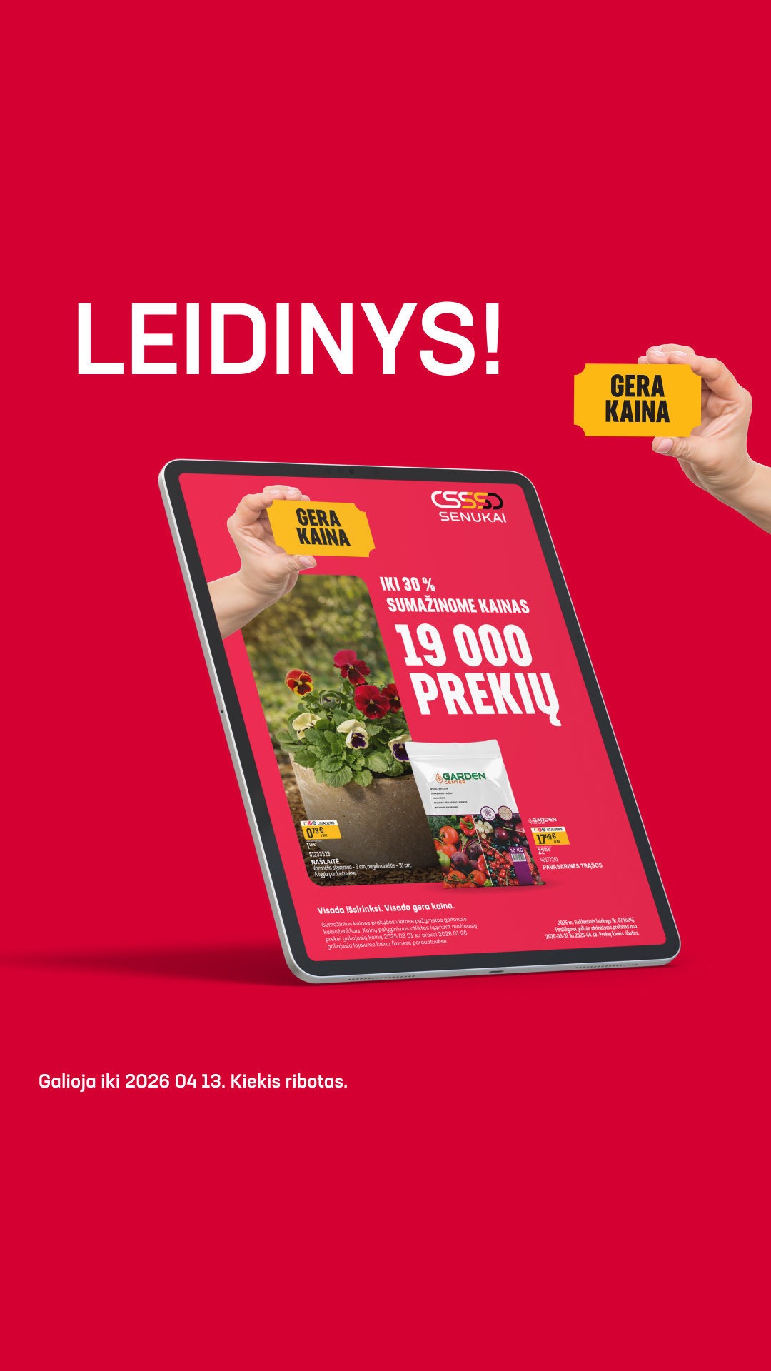 Senukai Facebook ad
