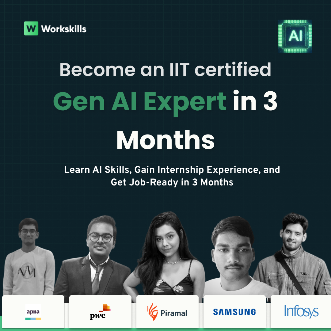 Workskills.in Facebook ad: Learn AI Tools, Generative AI, Agentic AI, n8n…