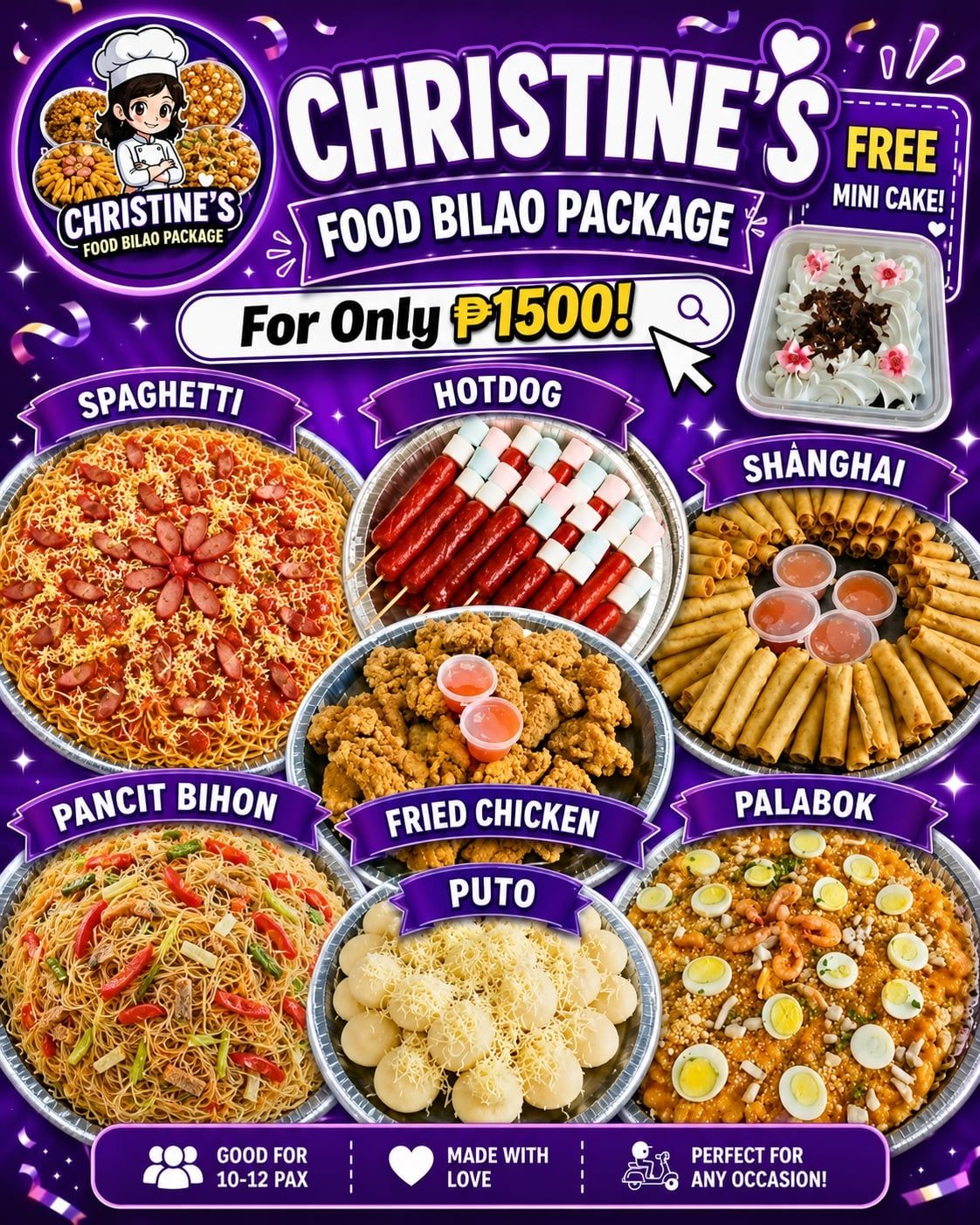 Christine's Bilao - QC Branch Facebook ad