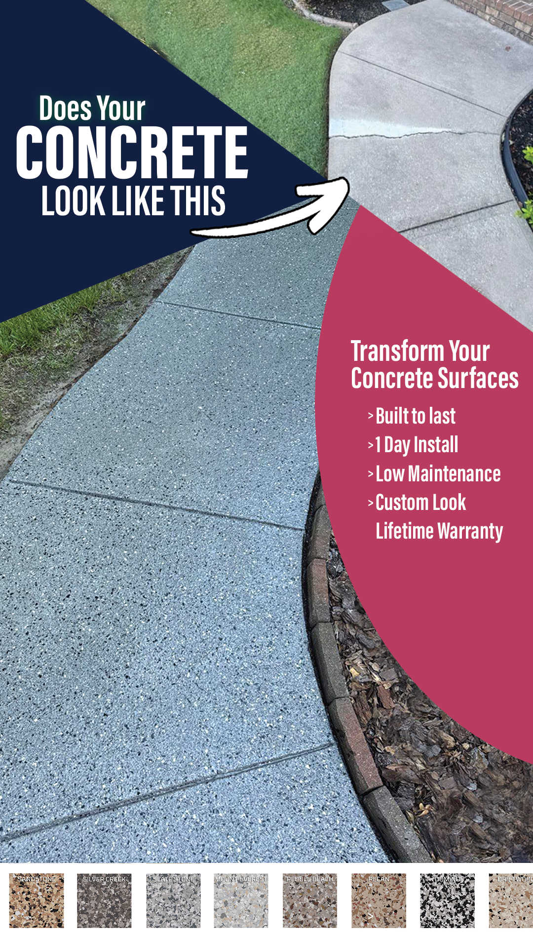 Apex Concrete Coating Solutions Facebook ad from Jun 11, 2026