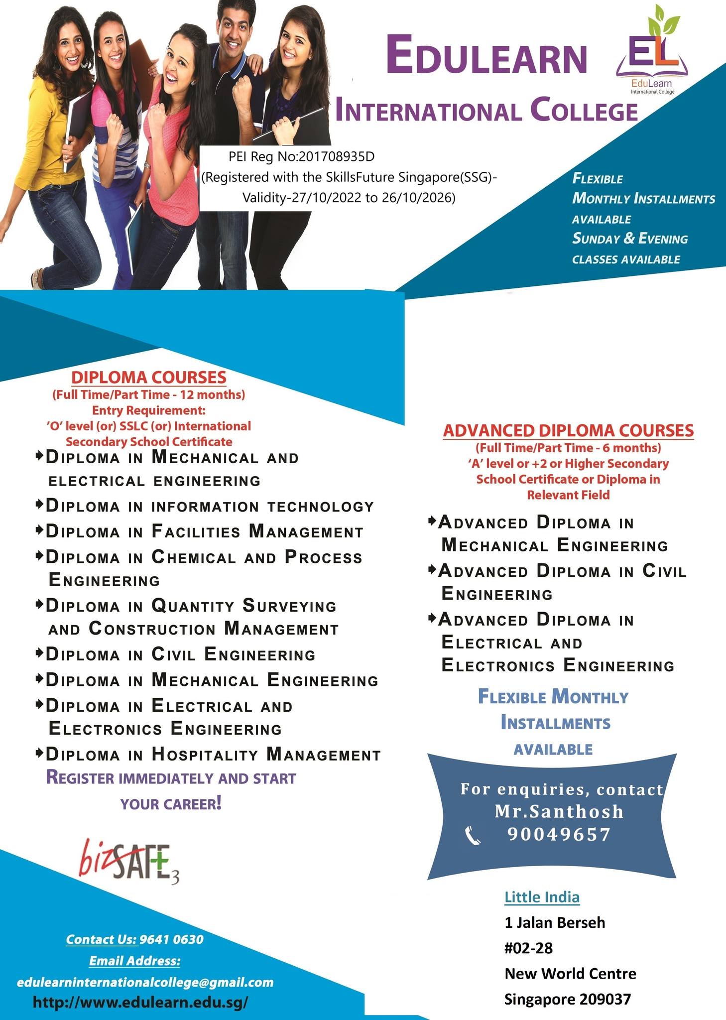 Edulearn International College Facebook ad