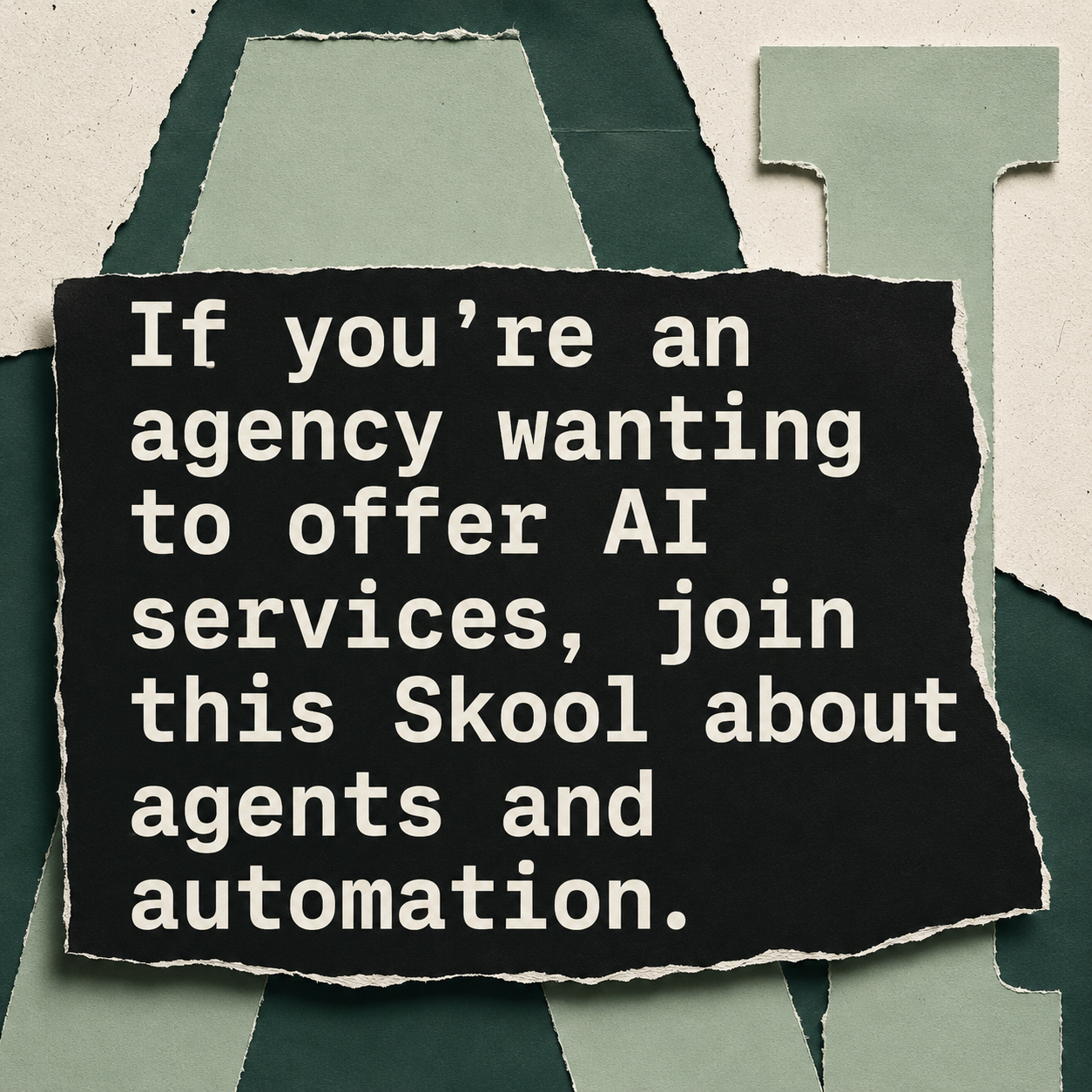 Skool Facebook ad