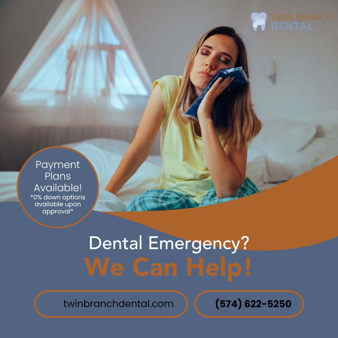 Twin Branch Dental Facebook ad: Use your 2024 insurance benefits Today!