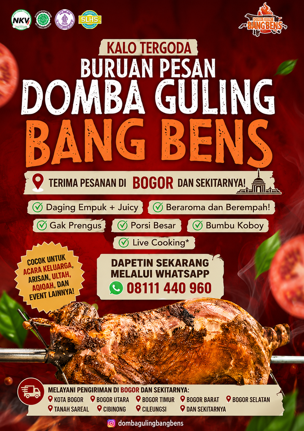 Domba Guling Bang Bens Facebook ad: Domba Guling Bogor Siap Antar