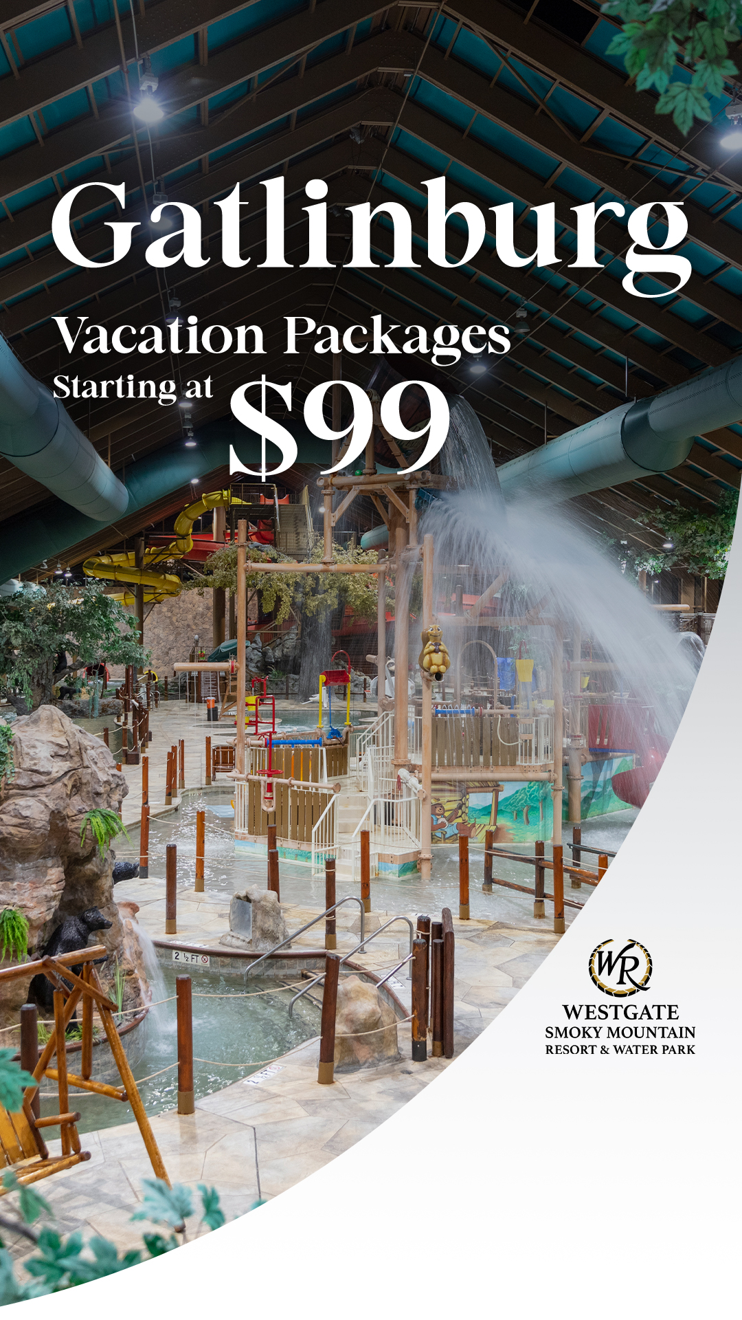 Westgate Smoky Mountain Resort & Water Park Facebook ad