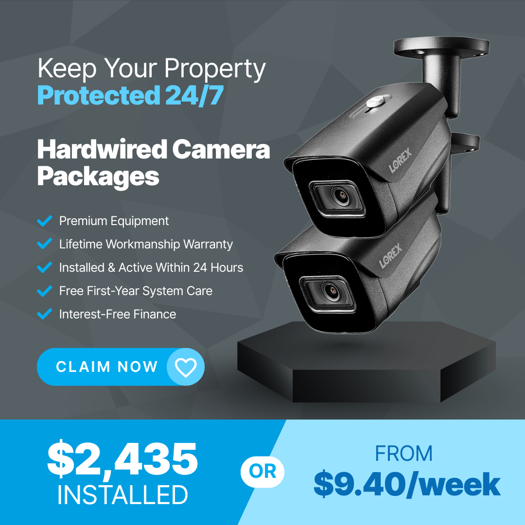 Fortify Security and Electrical Facebook ad: Newcastle Homeowners & Businesses