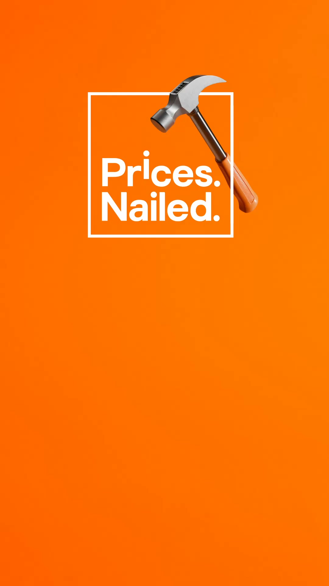 TradePoint Facebook ad: Prices Nailed at B&Q and Tradepoint