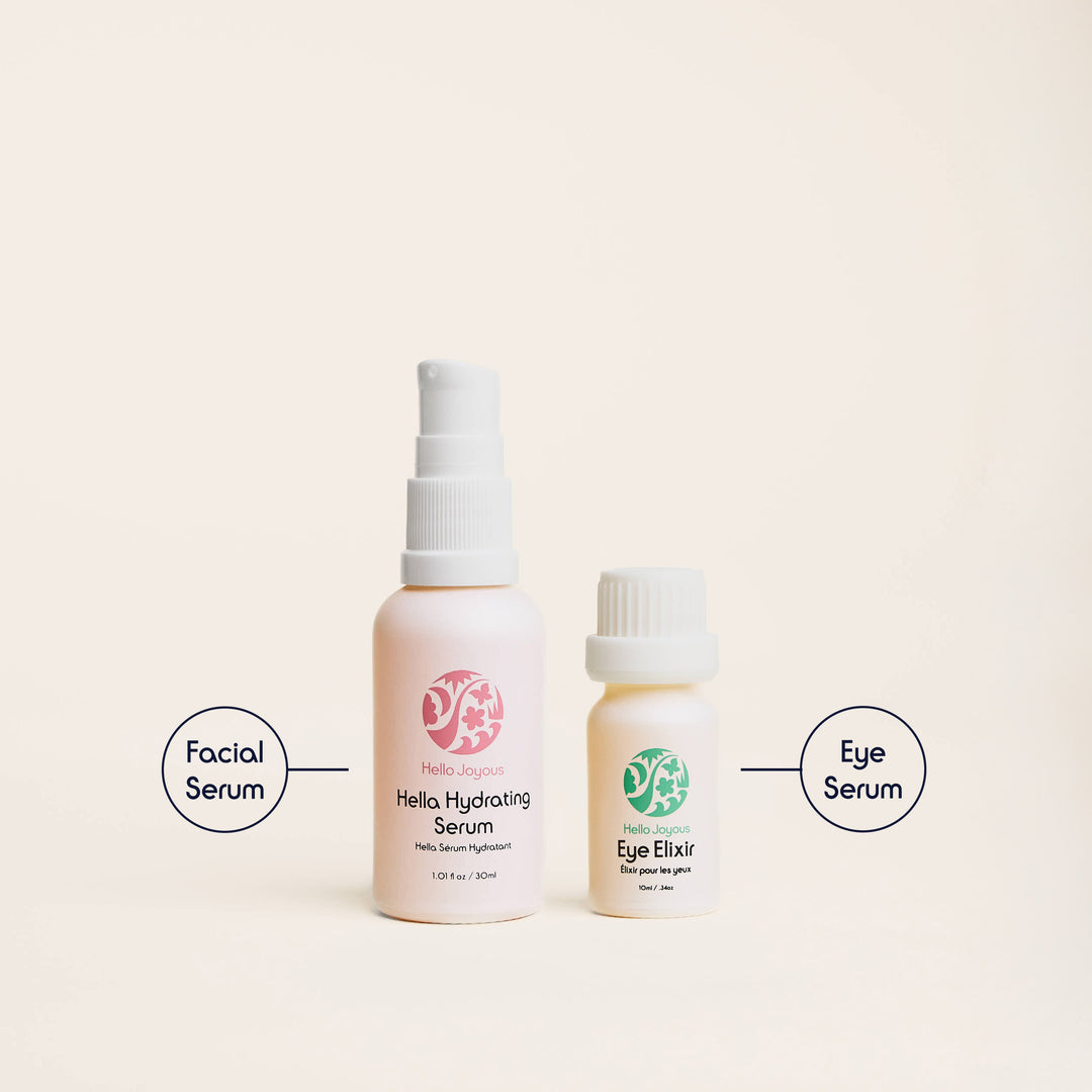 Hello Joyous Facebook ad: Ingredient-rich. Waterless. Ships free at $99+