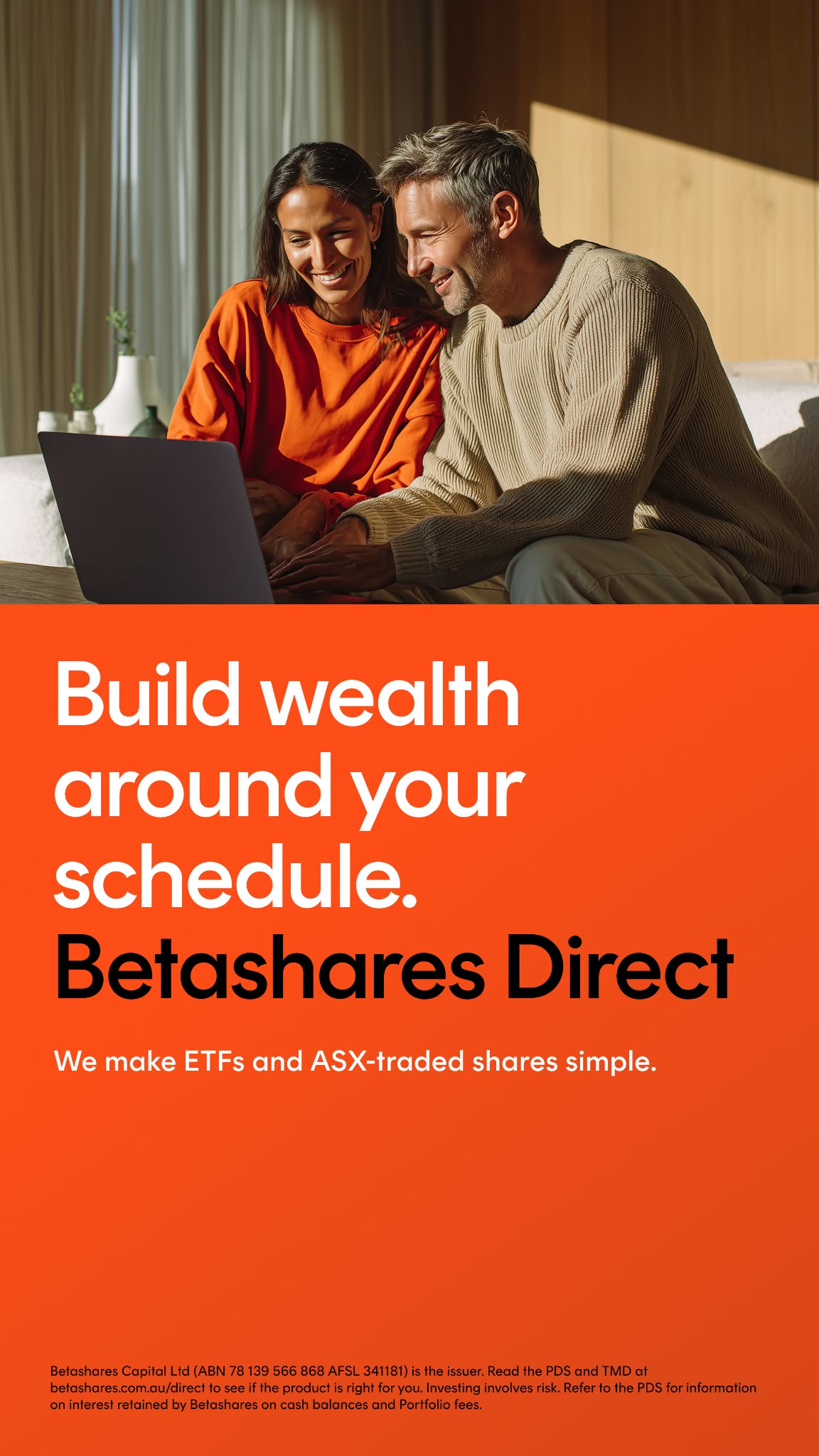 Betashares Facebook ad