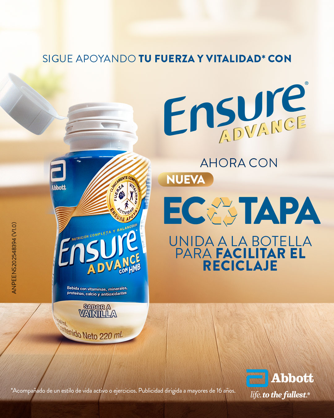 Ensure Latinoamérica Facebook ad
